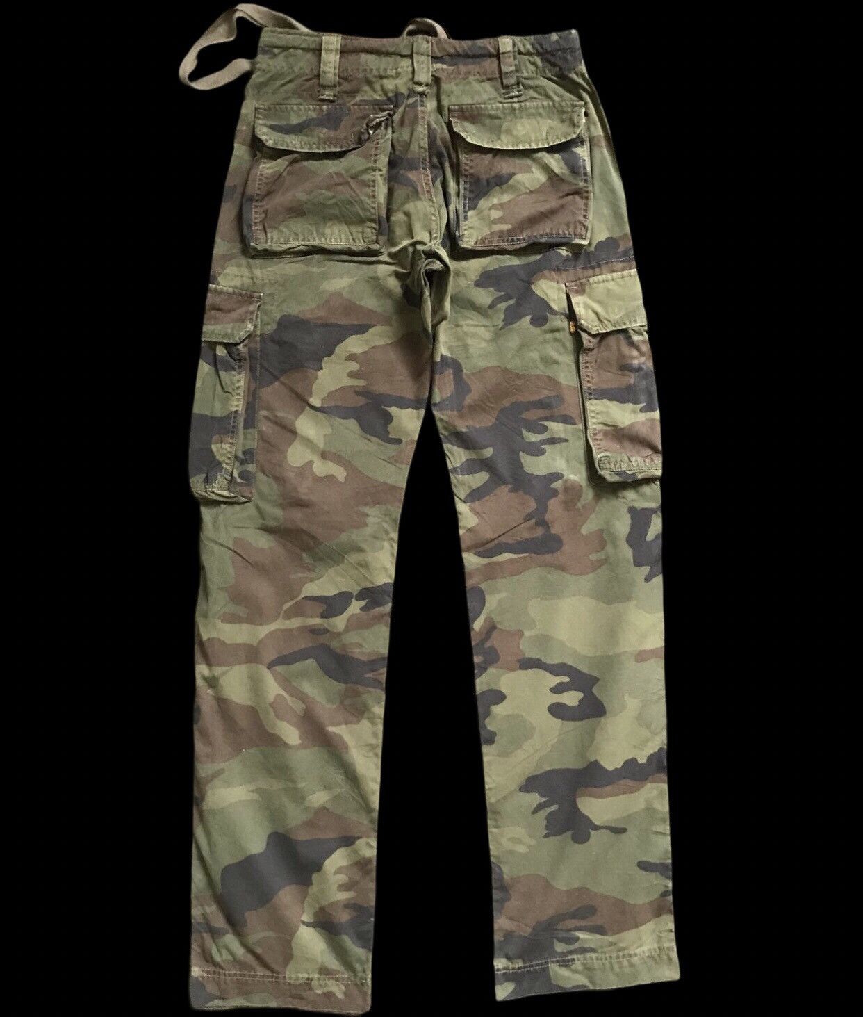 Alpha Industries CP117 ALPHA IND. Military Camo Cargo Pant Size US 27 - 2 Thumbnail
