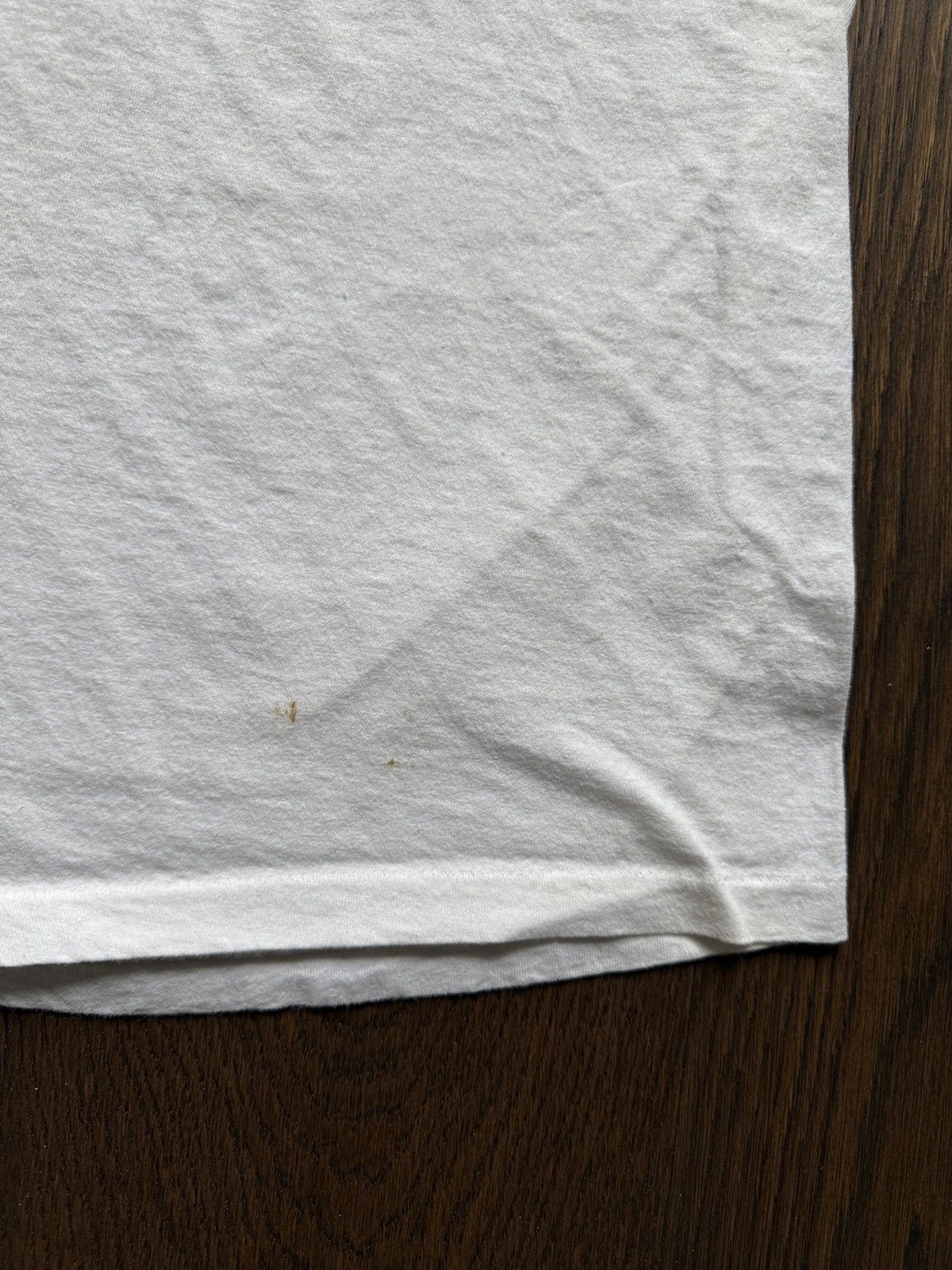 Vintage Vintage 90s Hanes Blank White Tee Size US L / EU 52-54 / 3 - 4 Thumbnail