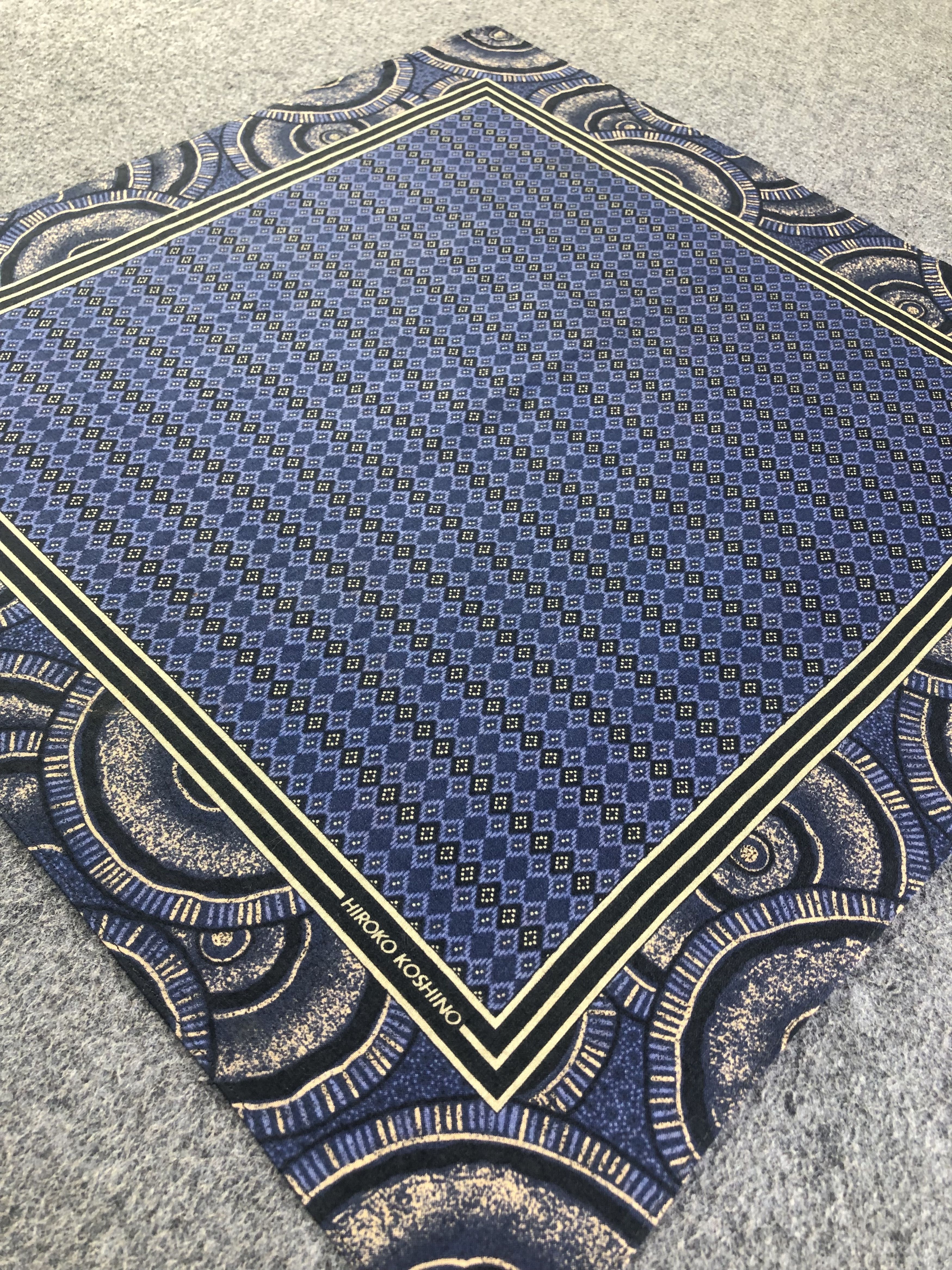 Hiroko Koshino Homme Hiroko Koshino Handkerchief / Bandana . Neckerchief C474 Size ONE SIZE - 4 Thumbnail