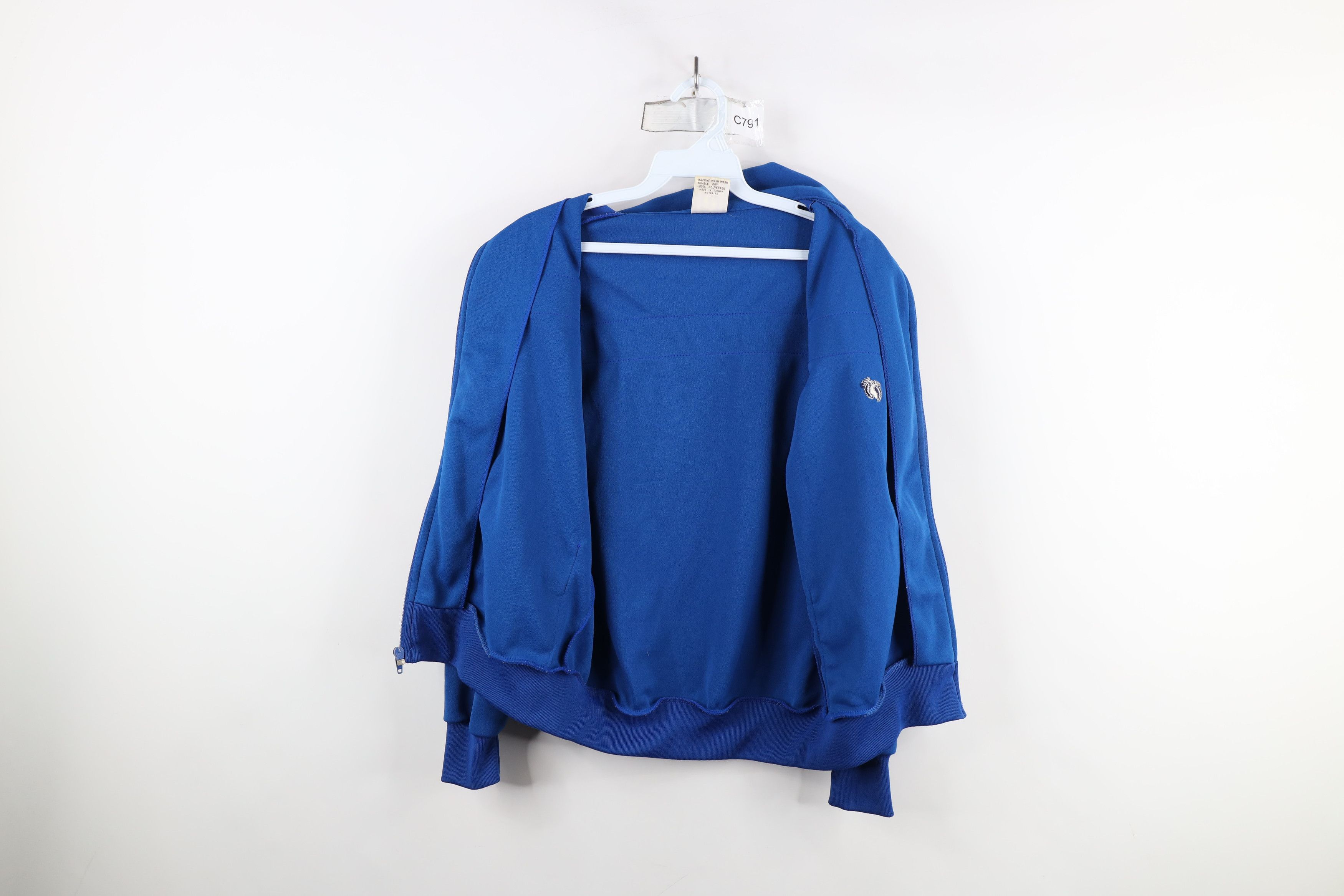 Hang Ten × Vintage Vintage 70s Hang Ten Surfing Striped Warm Up Track Jacket Size US S / EU 44-46 / 1 - 11 Thumbnail