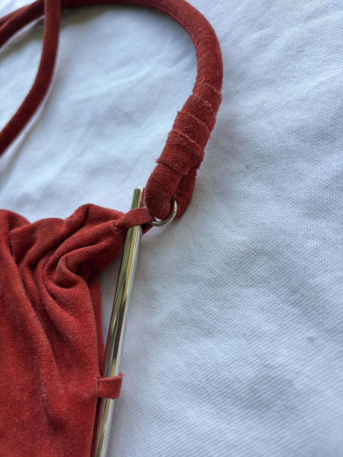 Maison Margiela Margiela suede bag Size ONE SIZE - 10 Thumbnail