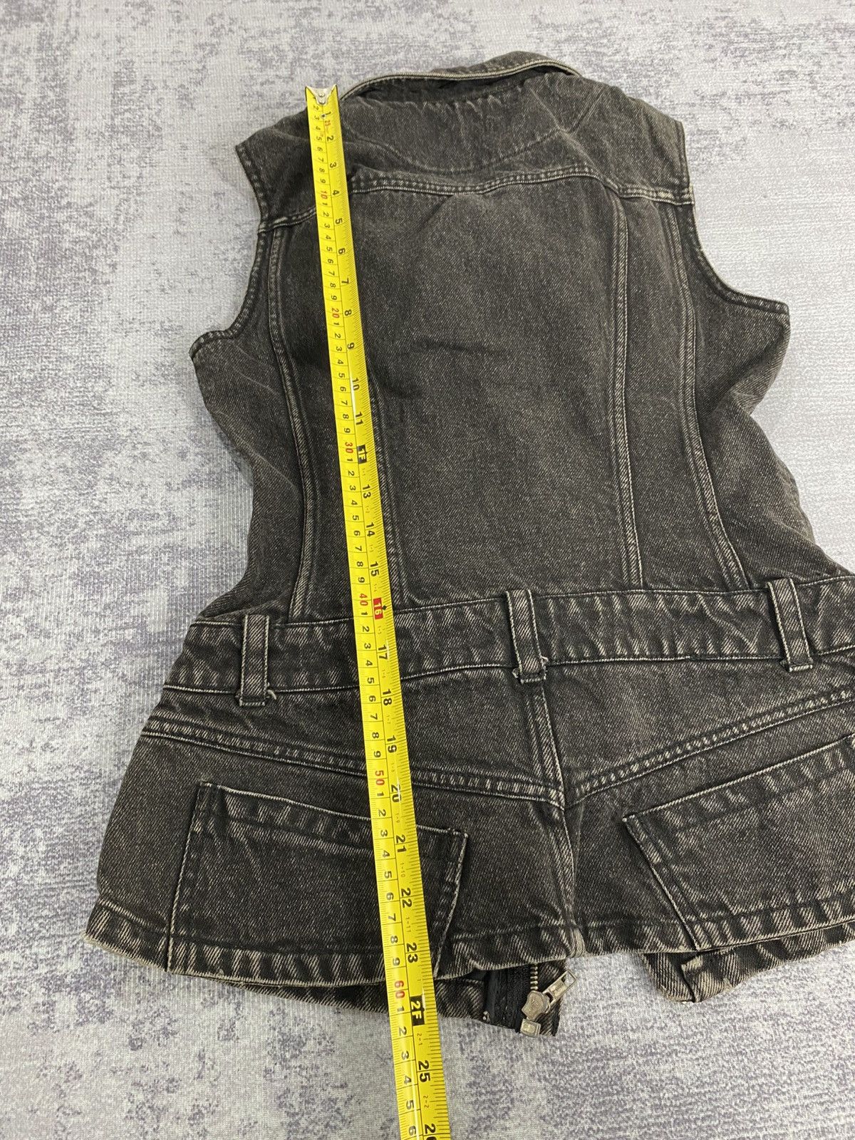 Michiko Koshino London michiko london corset lace up denim vest Size S / US 4 / IT 40 - 9 Thumbnail