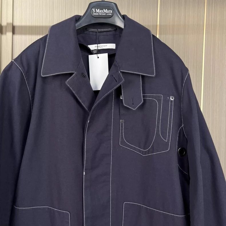 Givenchy Givenchy Givenchy Stitch Detailed Long Coat -2507 Size US L / EU 52-54 / 3 - 3 Thumbnail