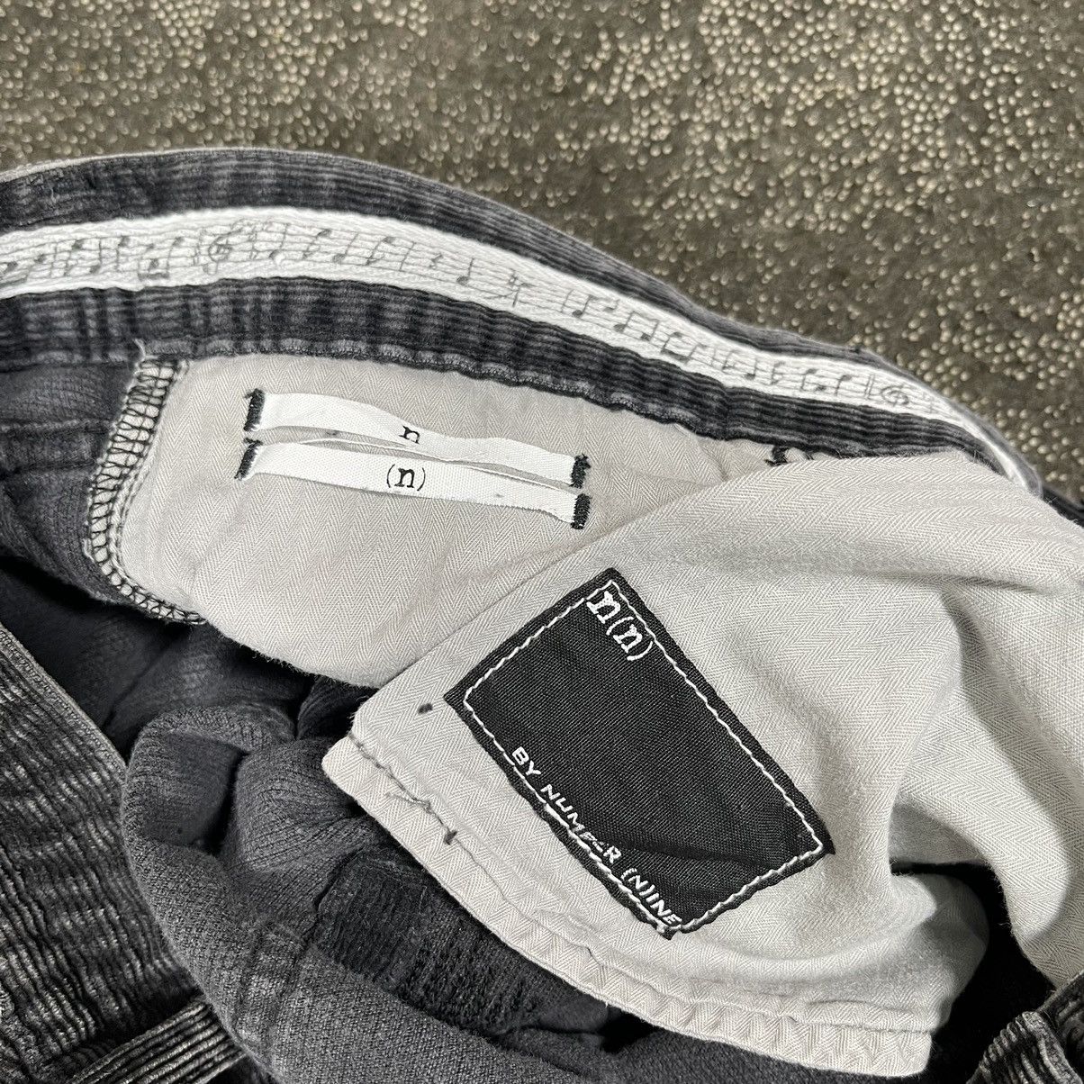 Number (N)ine × Takahiromiyashita The Soloist. Number Nine Musical Note Sashiko Patchwork Corduroy Pants Size US 30 / EU 46 - 7 Thumbnail