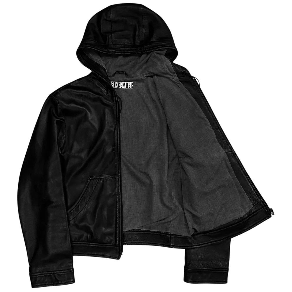 Dirk Bikkembergs Dirk Bikkembergs Leather Zip Hoodie Size US S / EU 44-46 / 1 - 3 Thumbnail