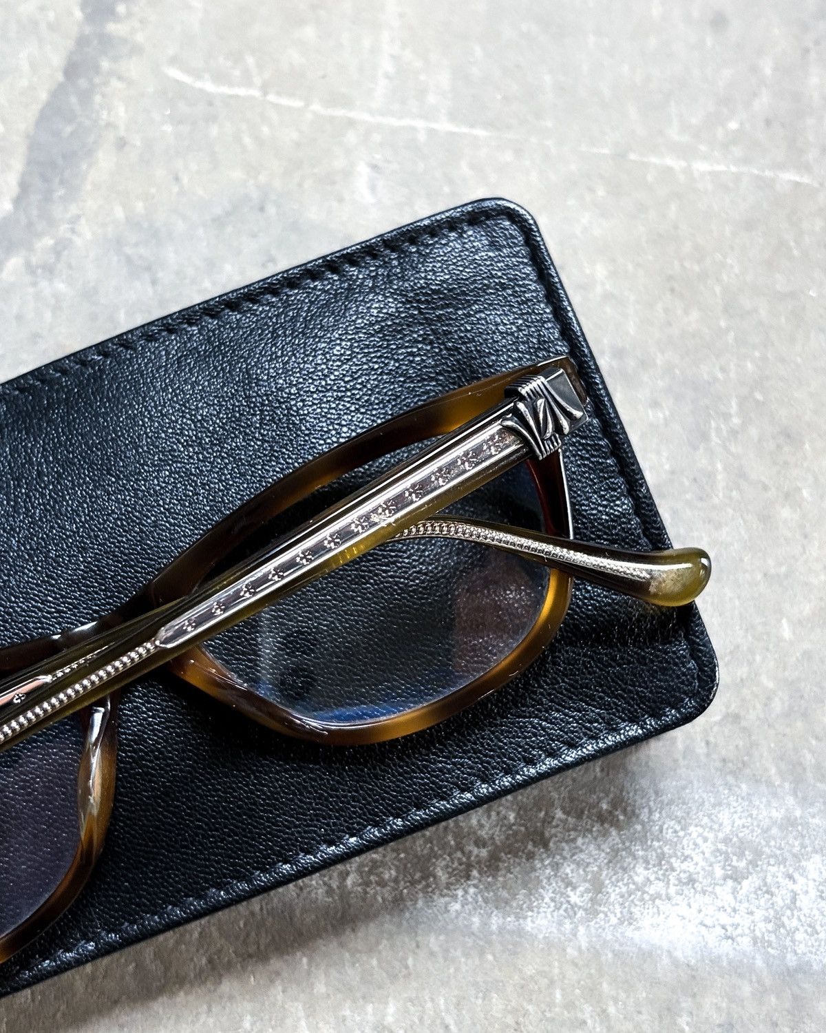 Chrome Hearts “GROM” TORTOISE CLEAR LENS GLASSES Size ONE SIZE - 4 Thumbnail