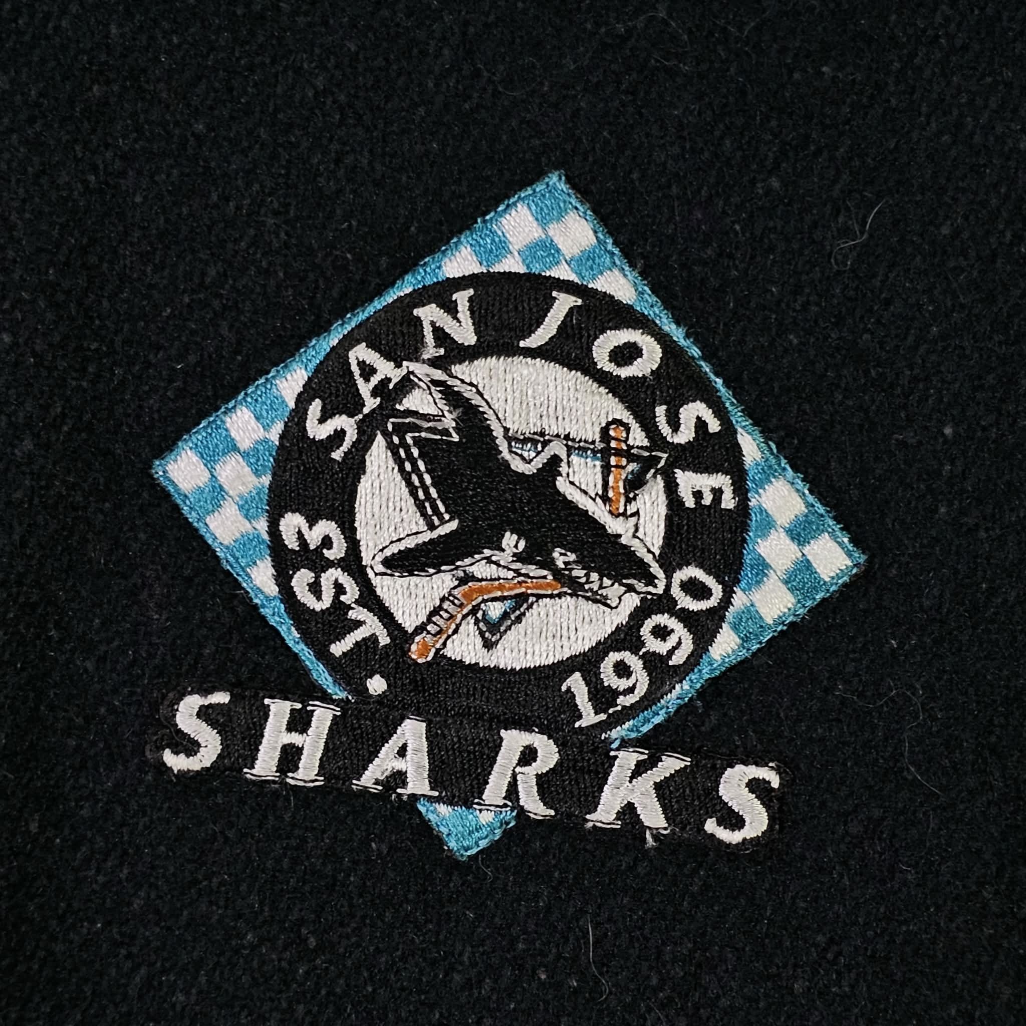 NHL San Jose Sharks Vintage NHL Hockey Varsity Jacket Size US XL / EU 56 / 4 - 4 Thumbnail