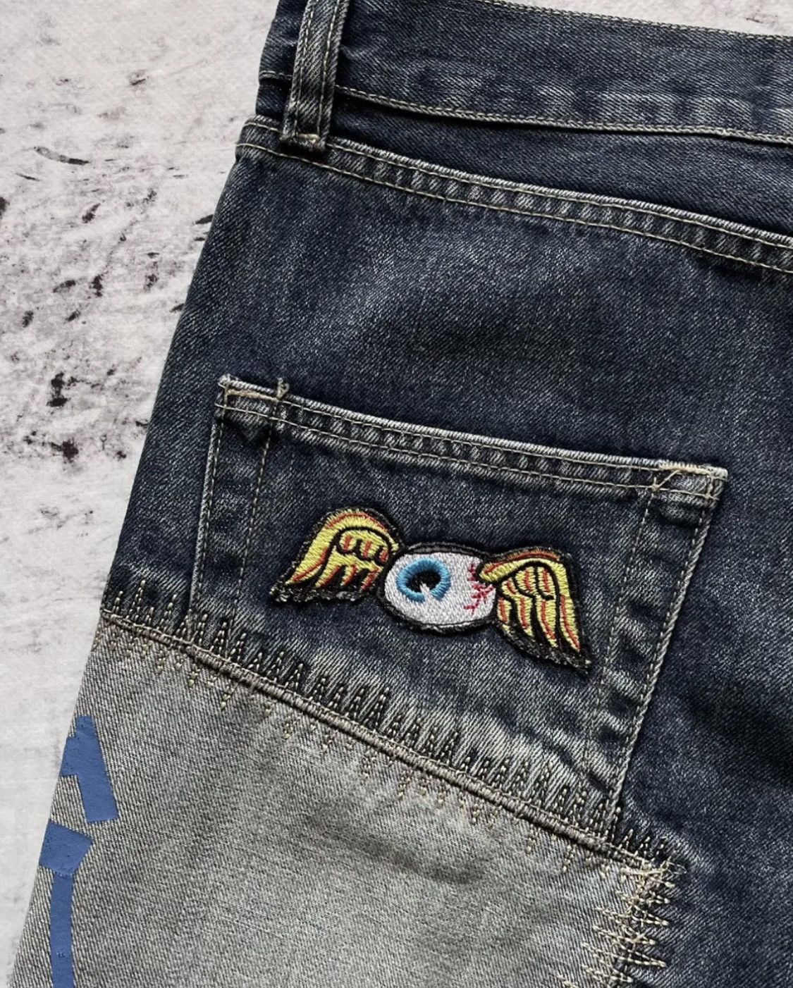 Vintage × Von Dutch Von Dutch Logo Jeans Size US 30 / EU 46 - 24 Thumbnail