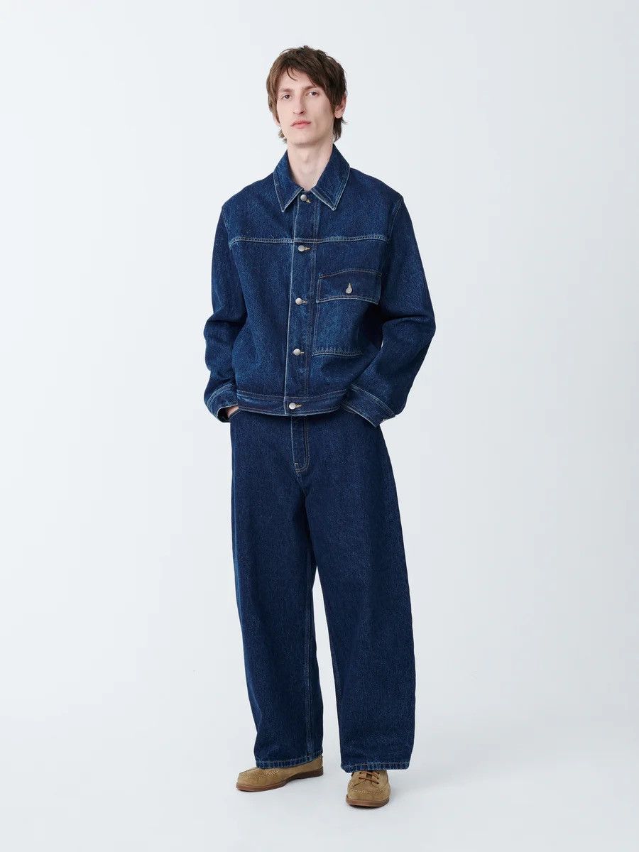 Studio Nicholson Studio Nicholson Raw Denim Petar Jacket Size US M / EU 48-50 / 2 - 7 Thumbnail