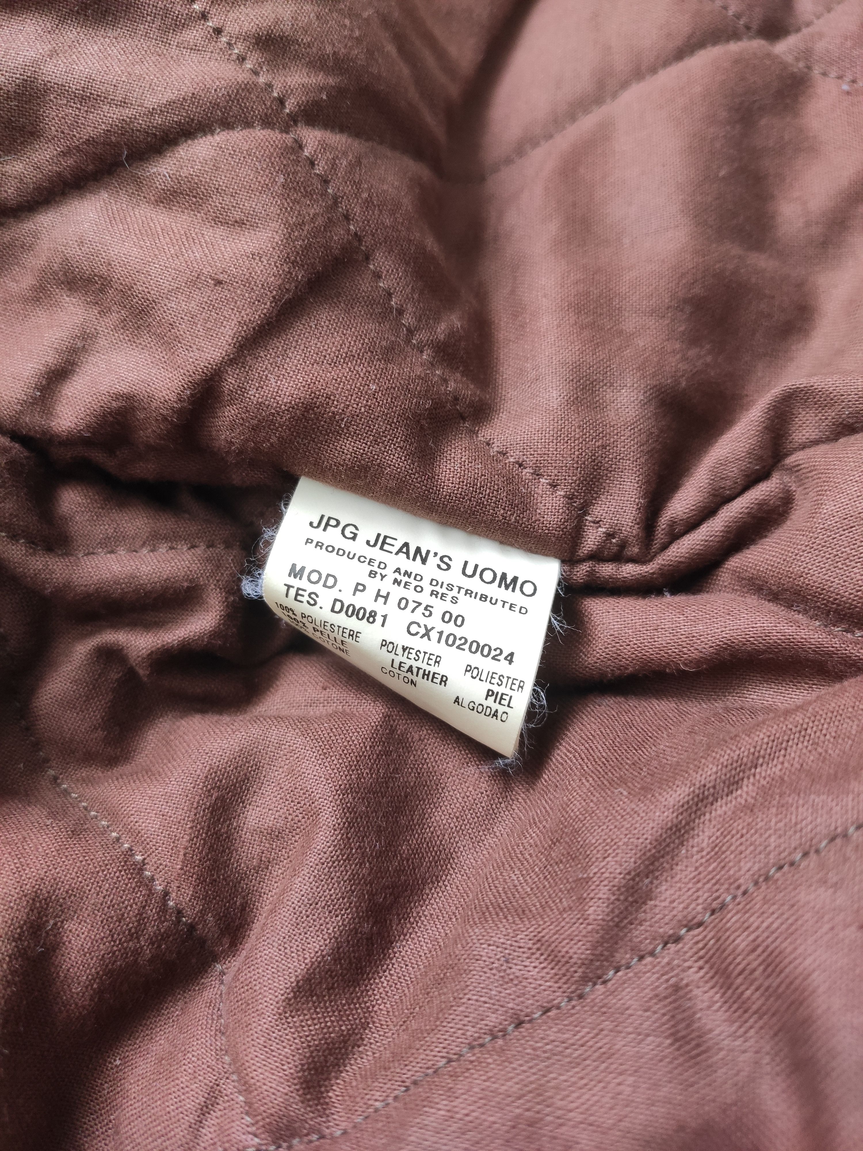 Jean Paul Gaultier EXCLUSIVE JPG Jean's leather jacket Size US M / EU 48-50 / 2 - 7 Thumbnail