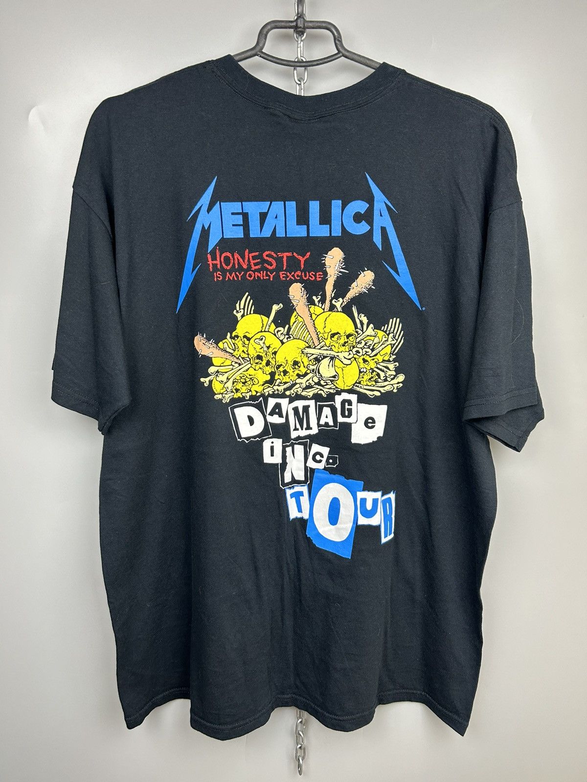 Band Tees × Vintage Vintage 2009 Metallica Damage Inc Tour Tee Size US XL / EU 56 / 4 - 2 Thumbnail