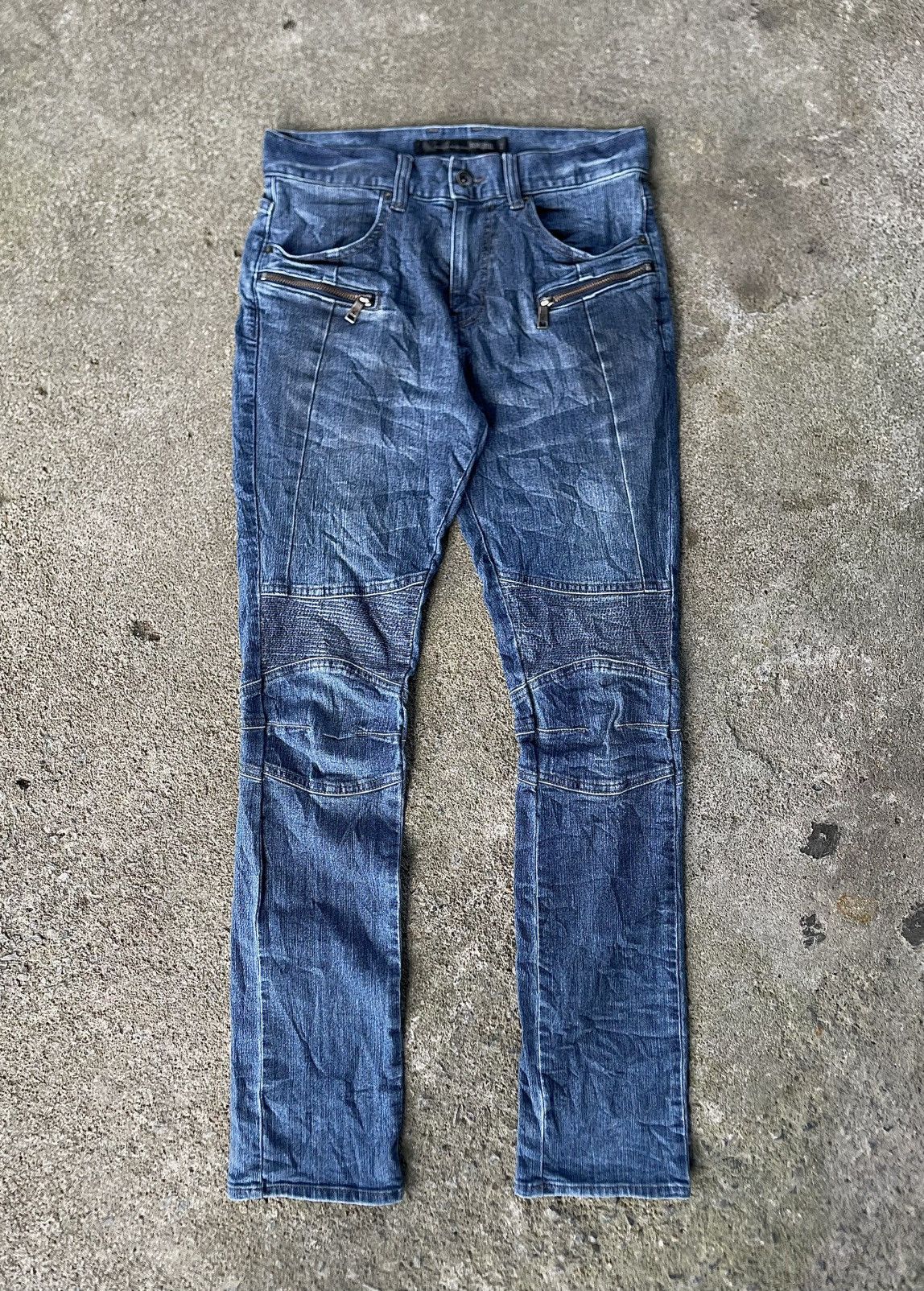 Schlussel Schlussel Denim Biker Pants Slim Size US 30 / EU 46 - 1 Thumbnail