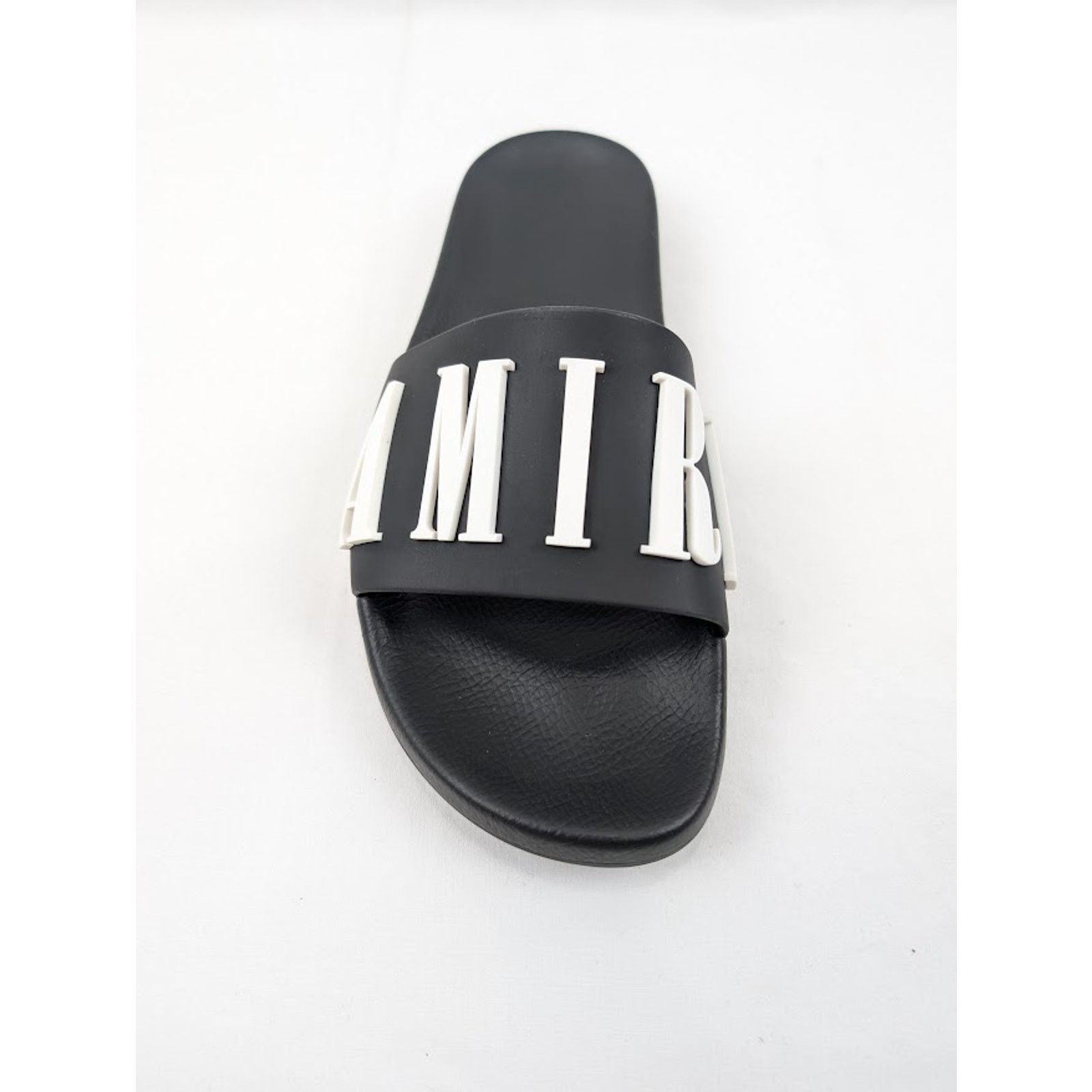 Amiri o1rshd1 Logo Pool Slide Slipper in Black/White Size US 14 / EU 47 - 5 Thumbnail