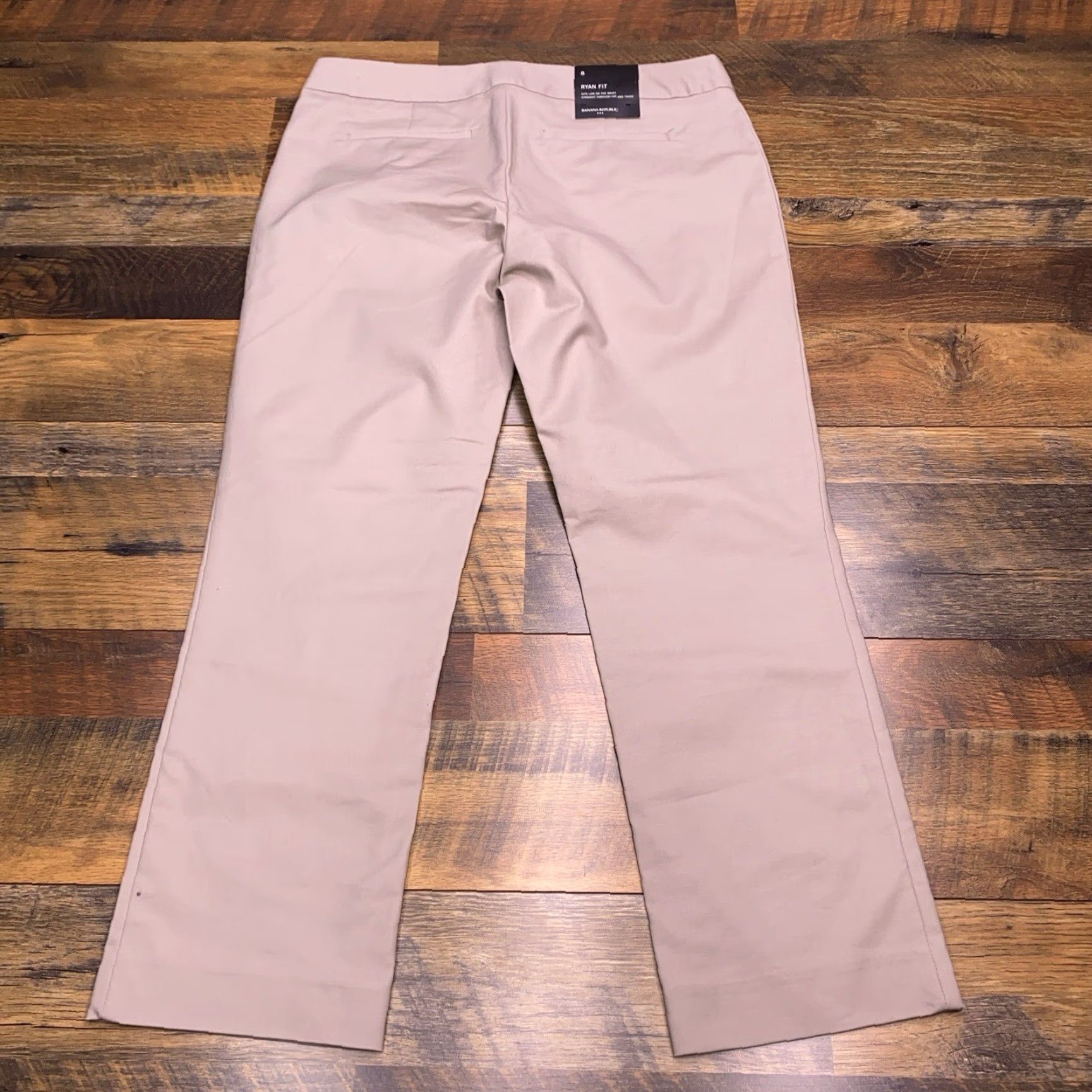 Banana Republic Banana Republic Ryan Fit Pants 8 Khaki Brown Mid Rise Stretch Regular Women Pants Modest Chino Straight Pockets Solid Casual Workwear Knockoffs? Size 30" / US 8 / IT 44 - 2 Thumbnail