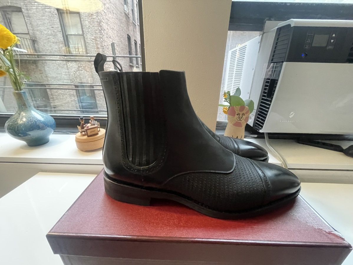 Bally Bally Skirian Black Calf boots Size US 10.5 / EU 43-44 - 3 Thumbnail