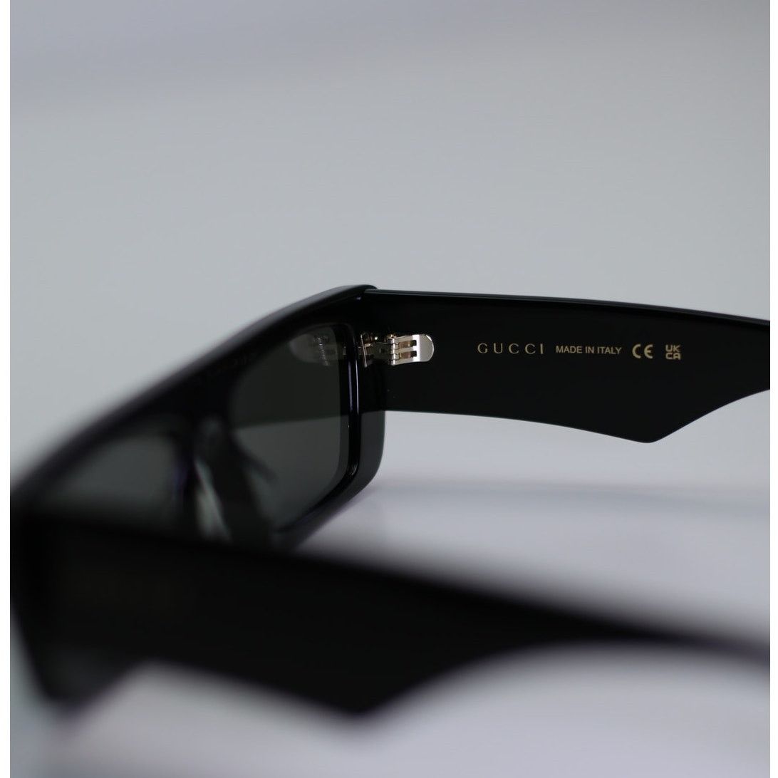 Gucci NEW Gucci Sunglasses GG1331S 001 Black Grey Unisex Authentic Size ONE SIZE - 8 Thumbnail