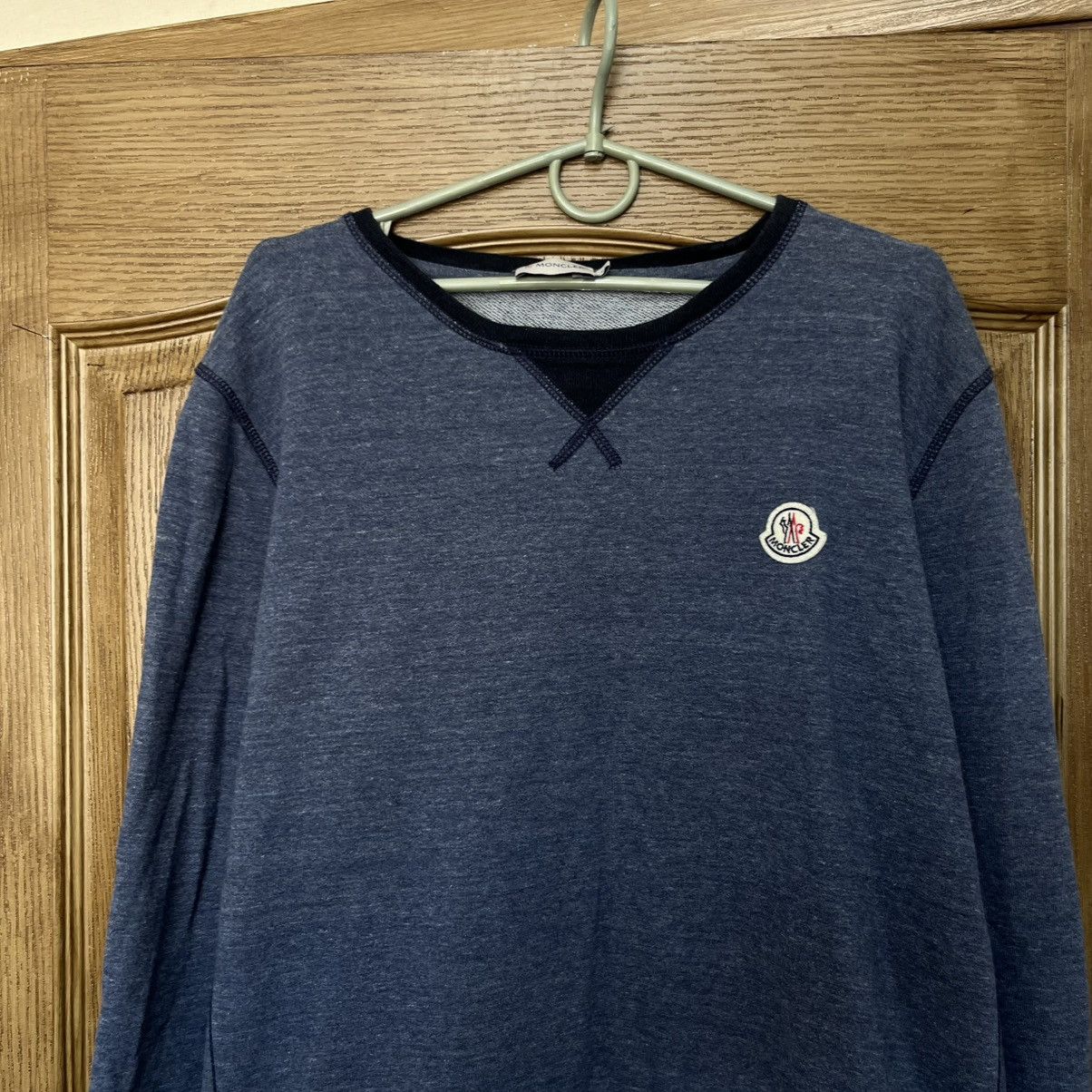 Moncler Vintage Moncler Sweatshirt Size US L / EU 52-54 / 3 - 3 Thumbnail
