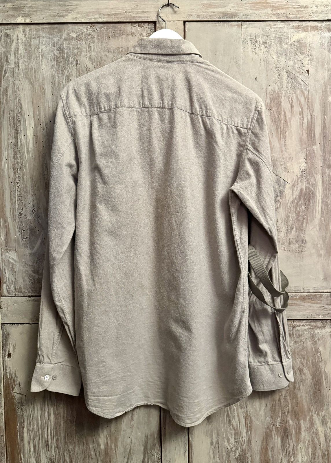 Helmut Lang × Vintage helmut Lang vintage bondage grey shirt 40 men Size US M / EU 48-50 / 2 - 6 Thumbnail
