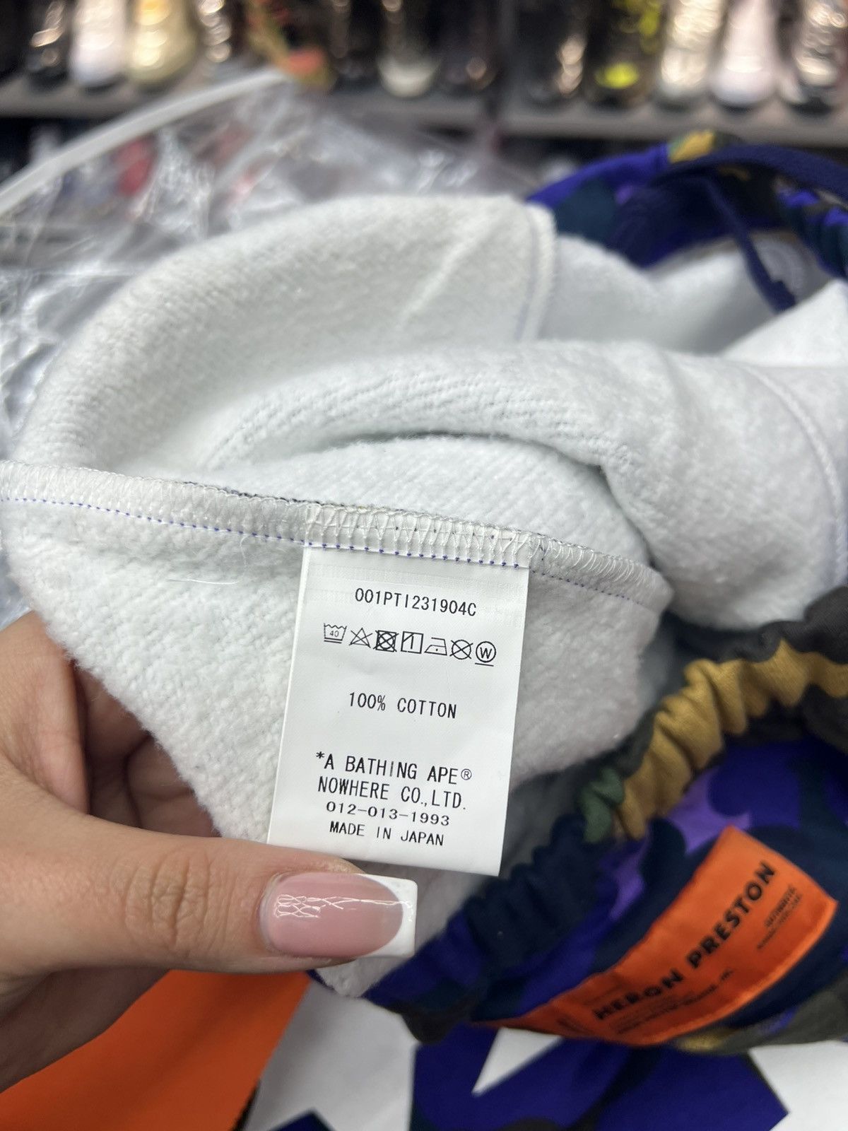 Bape Bape x Heron Preston SweatPants Size US 38 / EU 54 - 8 Thumbnail