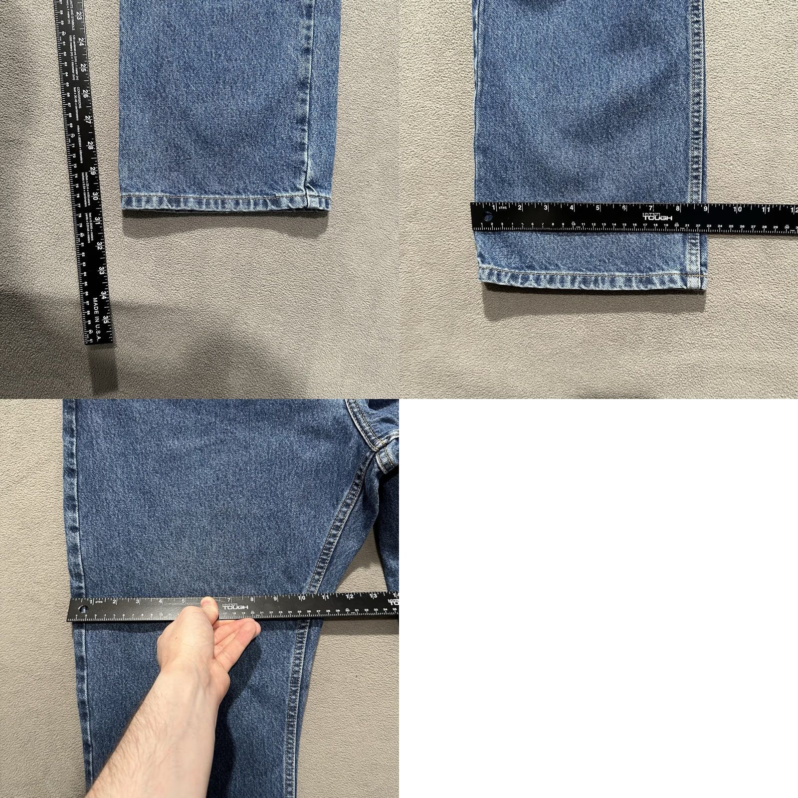 Eddie Bauer Eddie Bauer Jeans Mens 38x30.5 Straight Fit Stonewash Blue Denim GUC Size US 38 / EU 54 - 9 Thumbnail