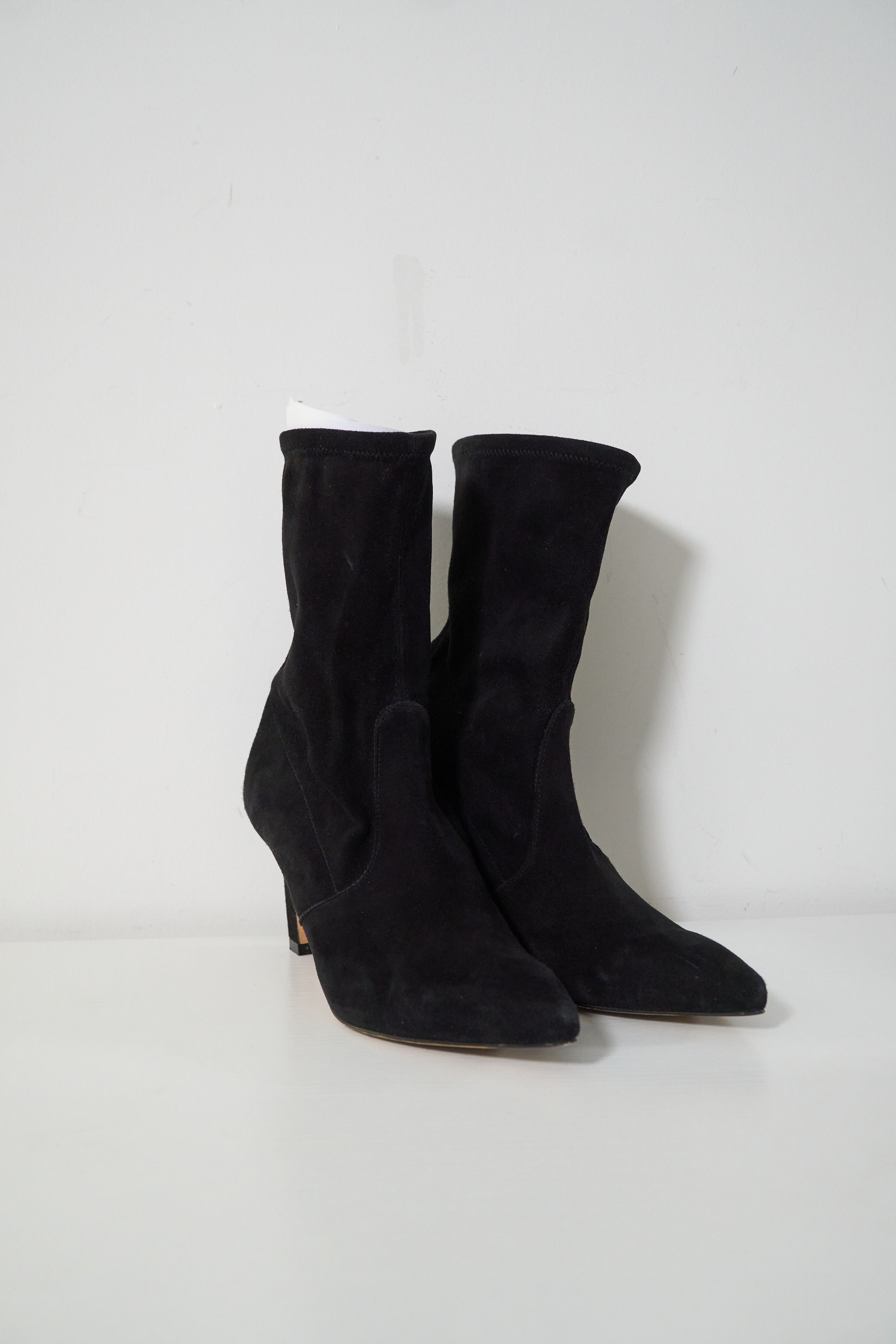 Stuart Weitzman velvet heel boots Size US 8 / IT 38 - 6 Thumbnail