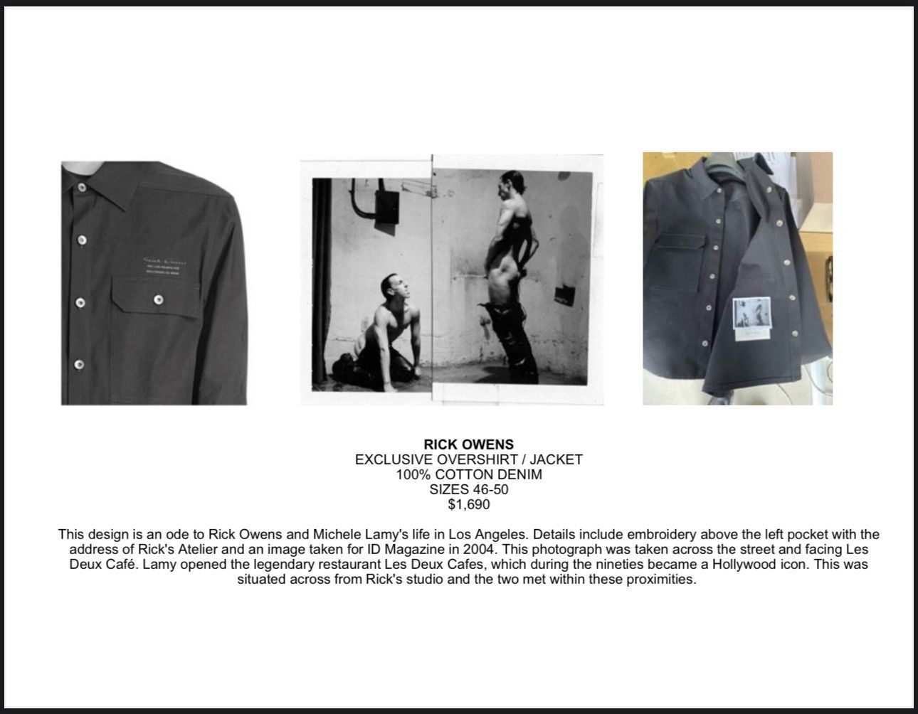 Rick Owens Rick Owens Overshirt Denim Jacket Size US M / EU 48-50 / 2 - 13 Thumbnail