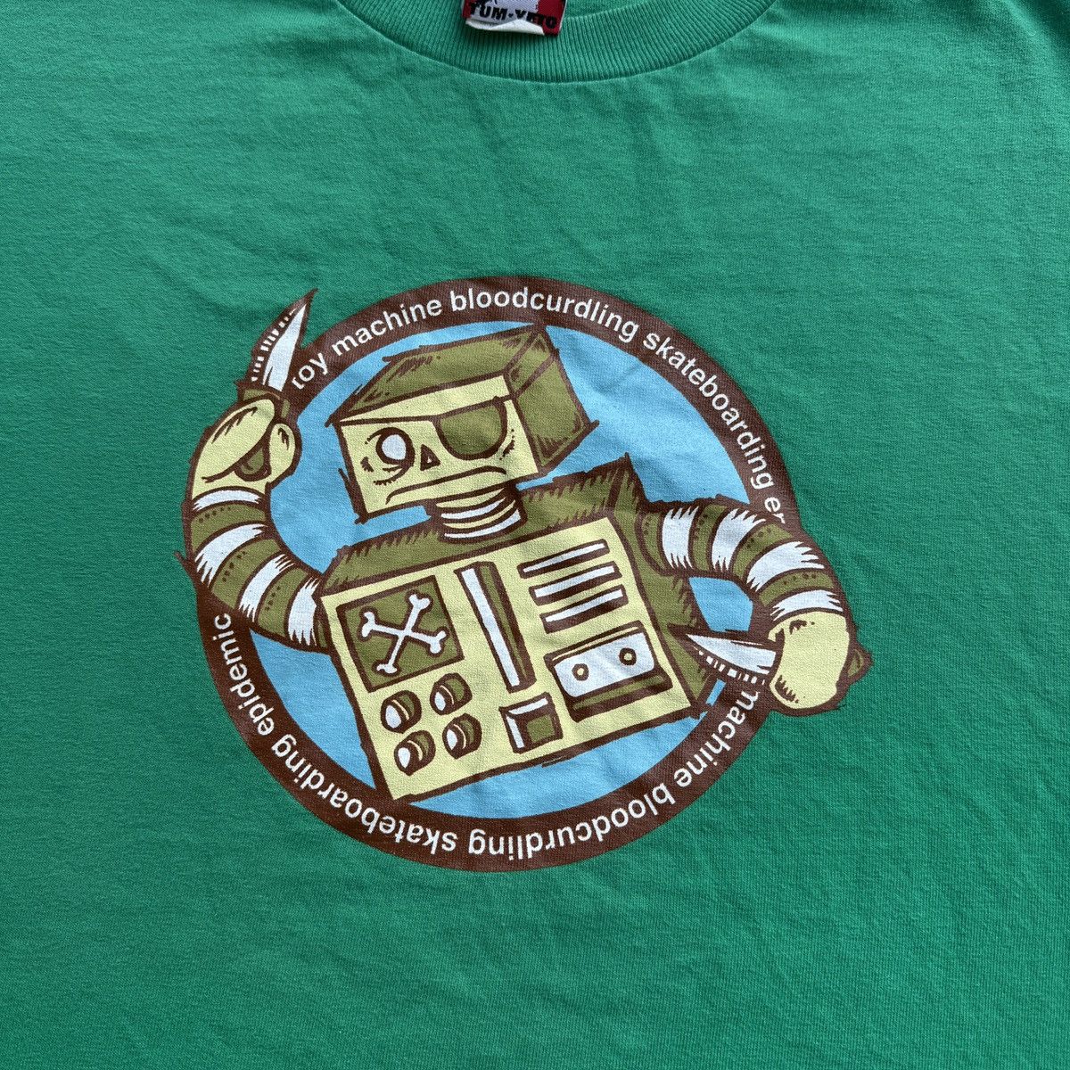 Vintage Toy Machine Bloodcurdling Skateboards Tee Size US L / EU 52-54 / 3 - 3 Thumbnail