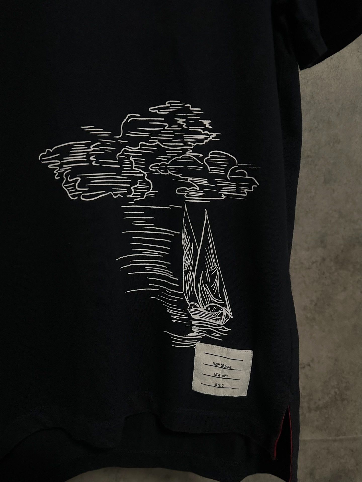 Thom Browne Thom Browne 2024 SS Sea Island Cotton Knit T-Shirt Size US M / EU 48-50 / 2 - 3 Thumbnail