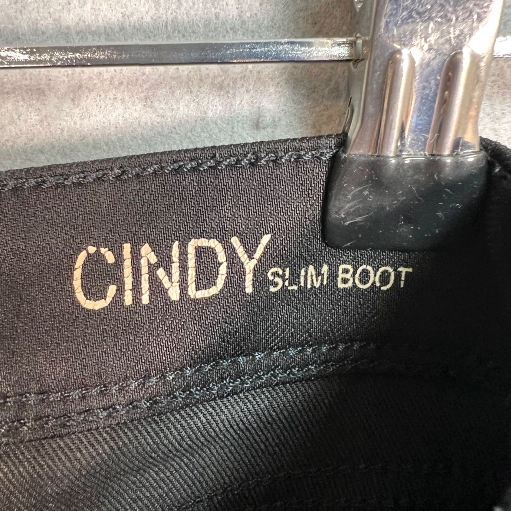 DL1961 VINTAGE DL1961 Cindy Slim Boot Jeans Women 27 Black Denim Bootcut 32in Inseam Womens Size 27" / US 4 / IT 40 - 4 Thumbnail