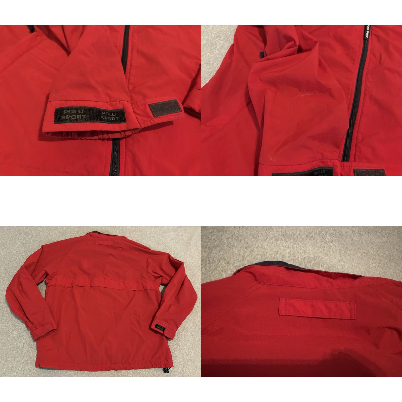 Ralph Lauren VINTAGE Ralph Lauren Polo Sport Windbreaker Jacket - Red Nylon Full Zip Medium Mens Polo Sport Windbreaker Jacket Full Zip Red Nylon Logo Accents 90s Size US M / EU 48-50 / 2 - 8 Thumbnail