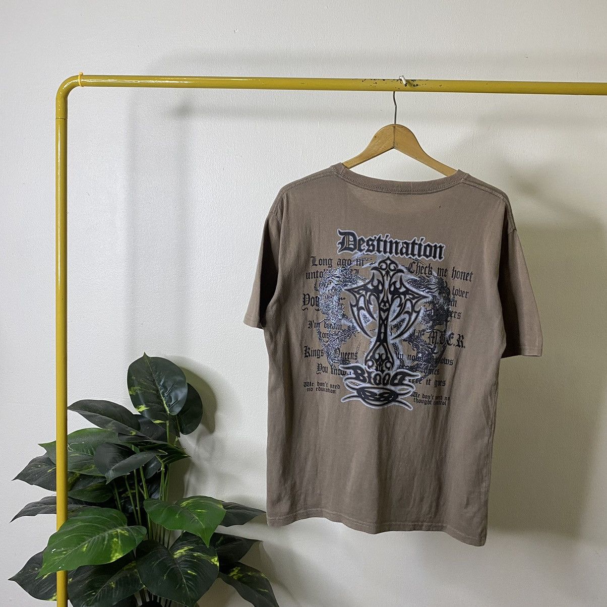 If Six Was Nine Beaumere Big Cross Seditionaries Poem Cyber Gothic Punk Tee Size US M / EU 48-50 / 2 - 1 Thumbnail