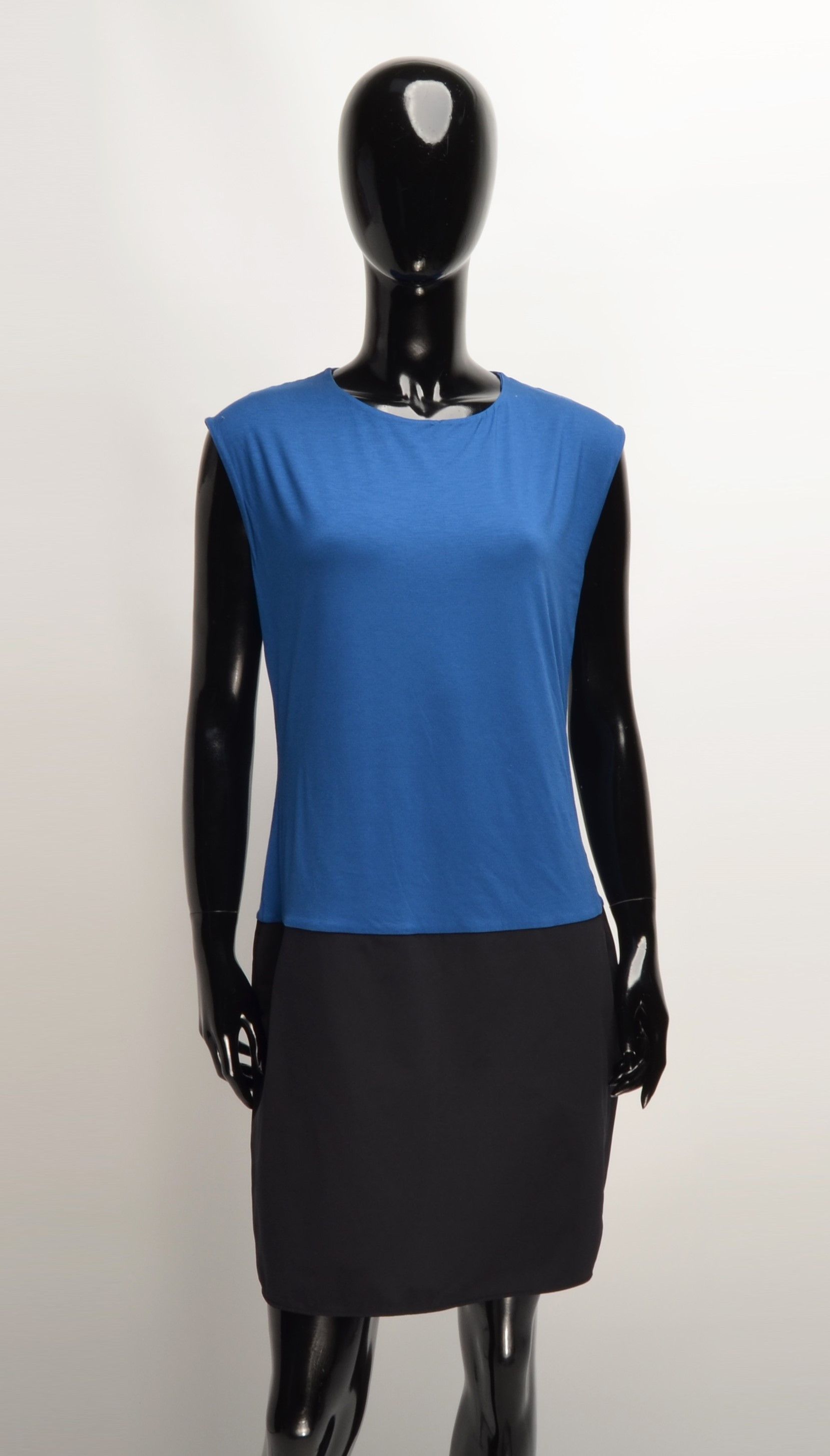 Wolford Wolford Black Blue Sleeveless Mini Dress Size M / US 6-8 / IT 42-44 - 1 Thumbnail