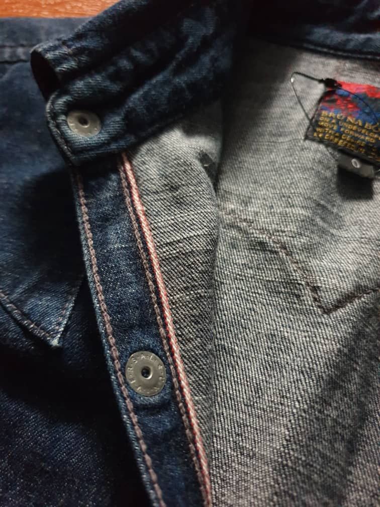 Japanese Brand 💥Bruna Boinne Selvedge Japanese style Western Shirt Size US S / EU 44-46 / 1 - 5 Thumbnail