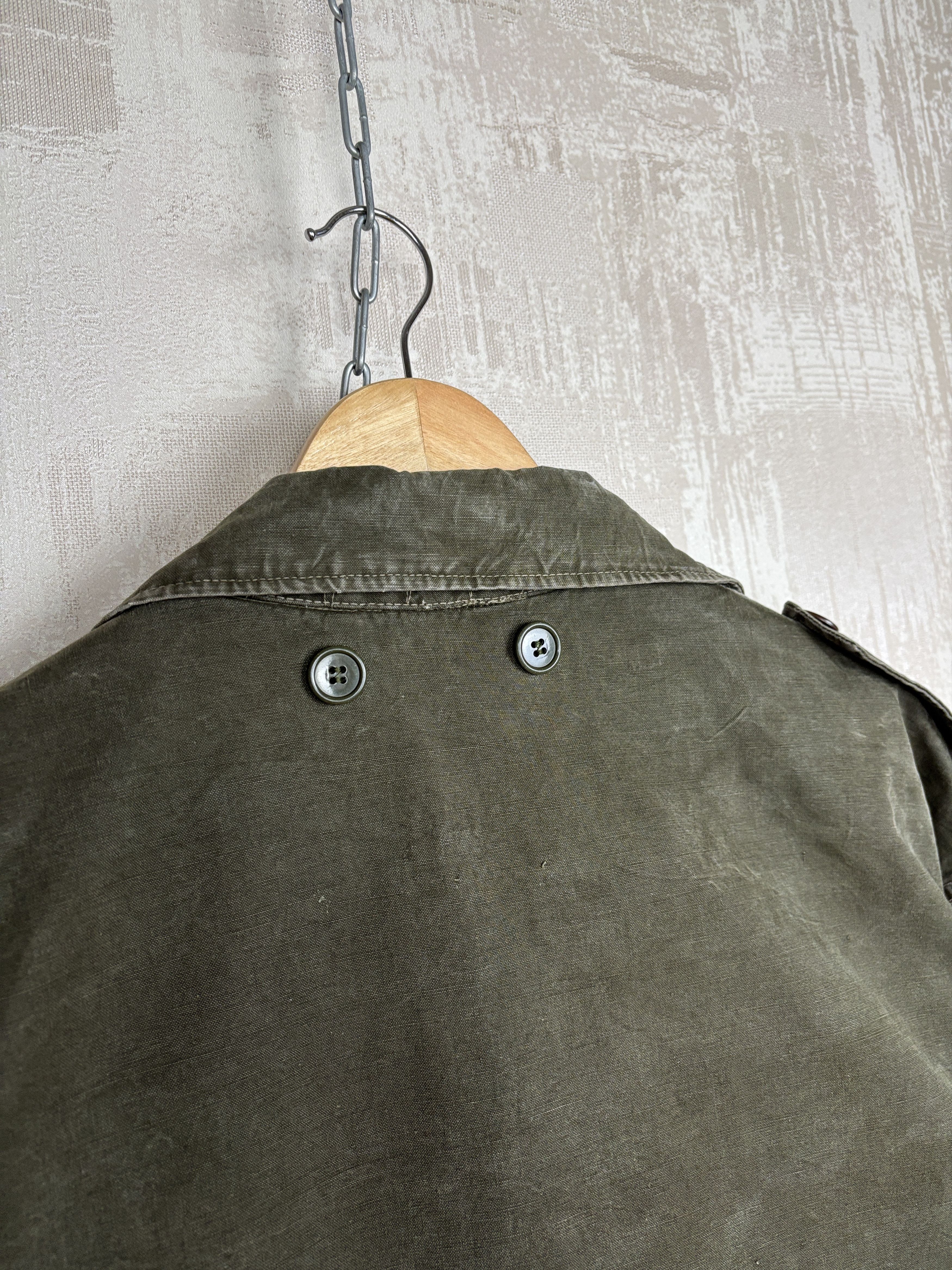 Vintage VTG Belgian Army Field Jacket 1959 A.M. Seynaeve Military Size US M / EU 48-50 / 2 - 21 Thumbnail