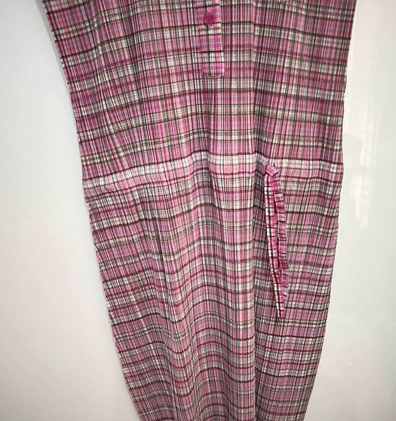 Issey Miyake Issey Miyake size:3 Pink bamboo joint dress Size XS / US 0-2 / IT 36-38 - 4 Thumbnail