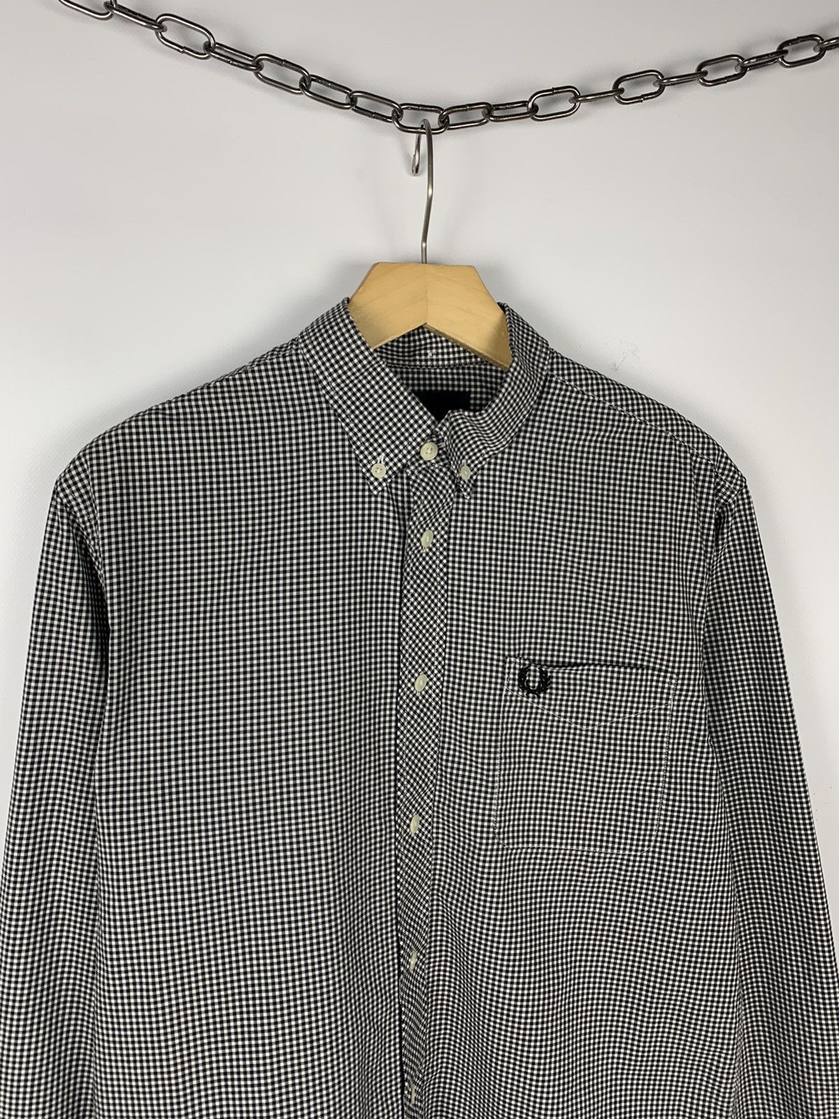 Fred Perry Men’s Fred Perry Shirt Long Sleeve Top Size Medium Logo Size US M / EU 48-50 / 2 - 2 Thumbnail