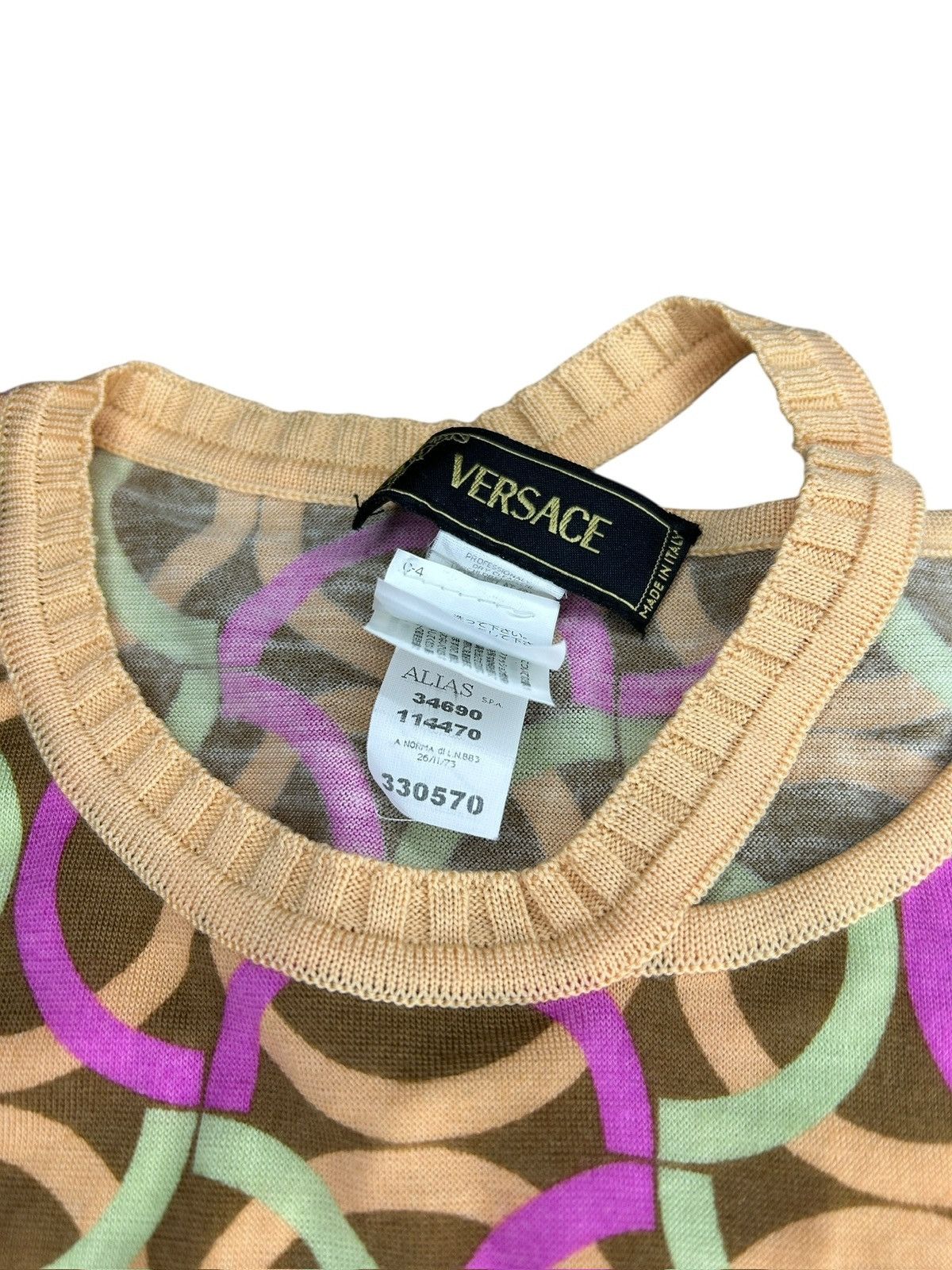 Versace 00s Knitted Vest Size ONE SIZE - 4 Thumbnail
