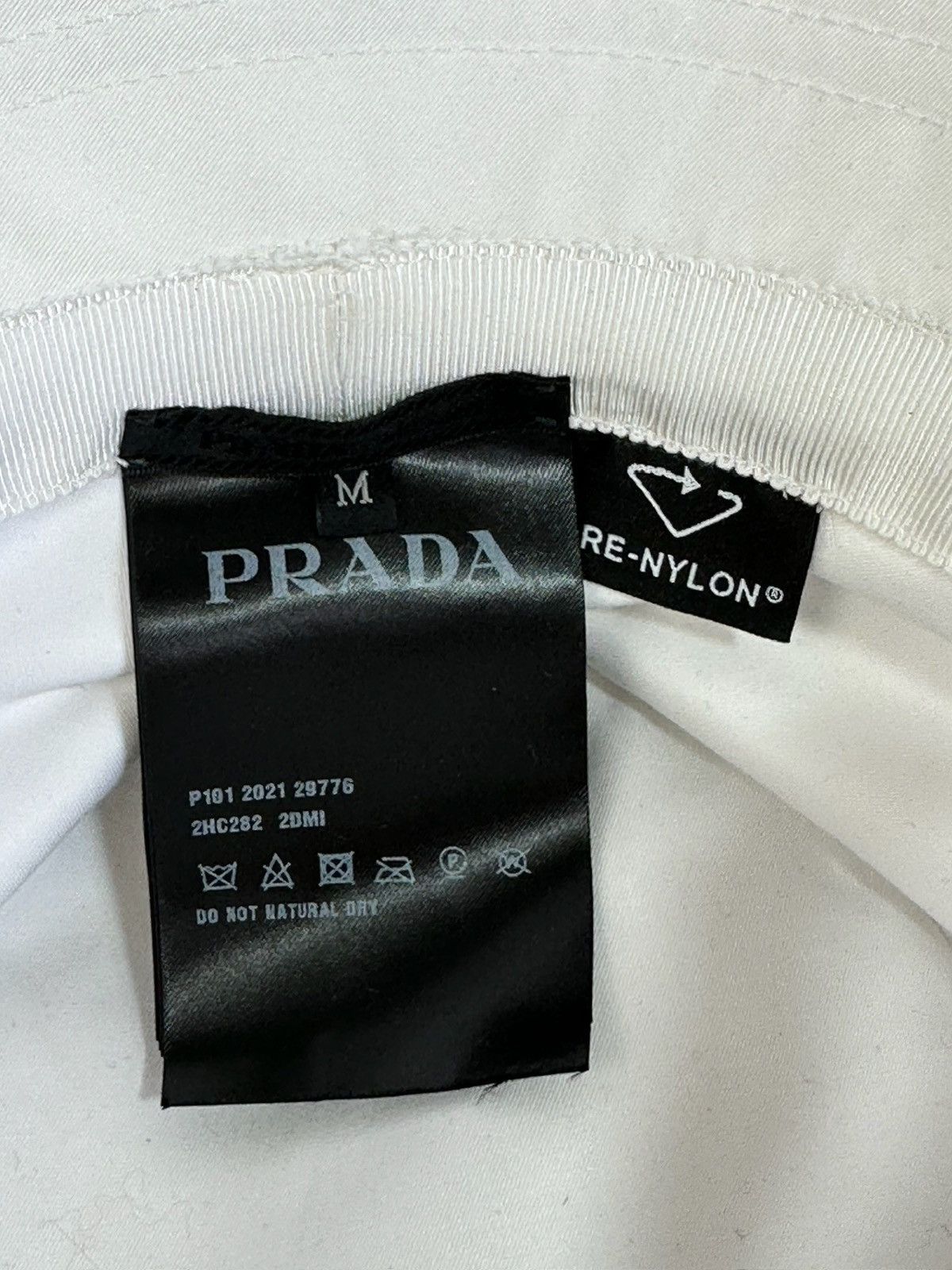 Prada Prada asymmetric nylon hat Size ONE SIZE - 10 Thumbnail