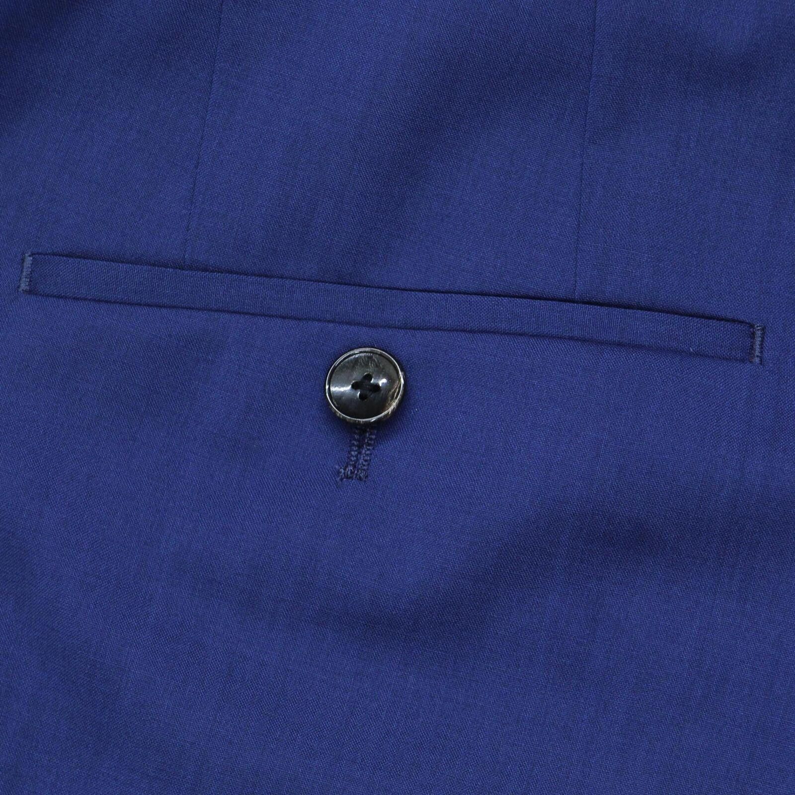 Hugo Boss NEW Boss Slim Fit Wool Suit Dress Unhemmed Pants Navy 38R Size US 32 / EU 48 - 6 Thumbnail