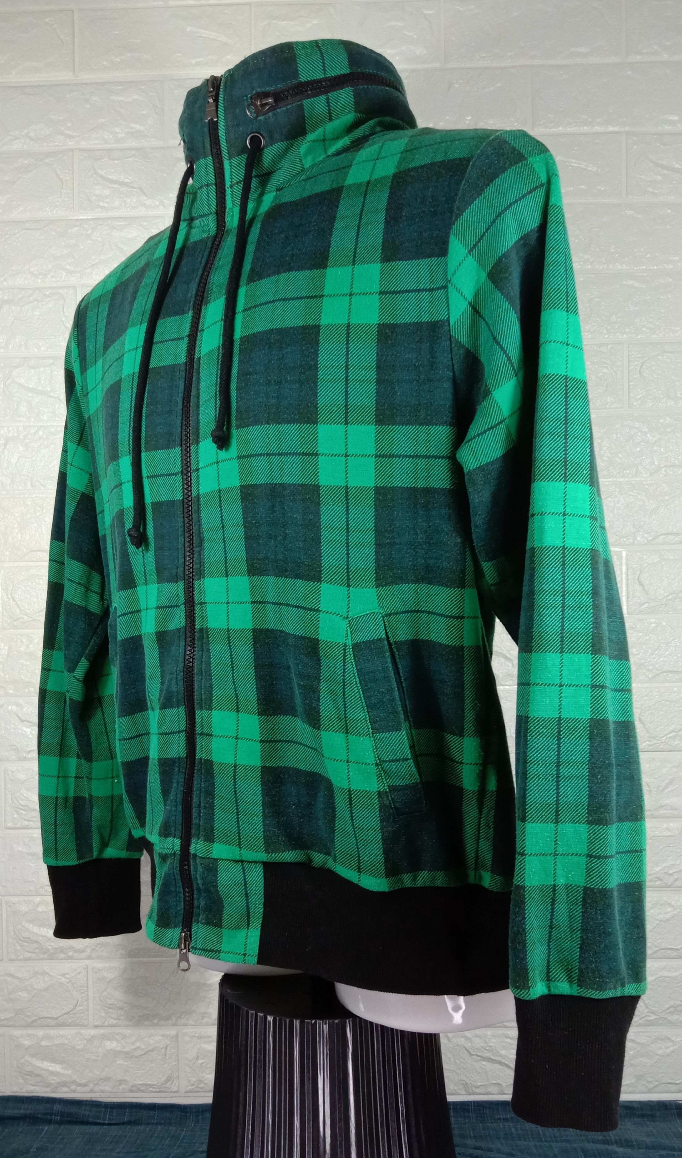 Japanese Brand Vintage Modified Unstudied Wear Hooded Zipper Jacket Size M / US 6-8 / IT 42-44 - 3 Thumbnail