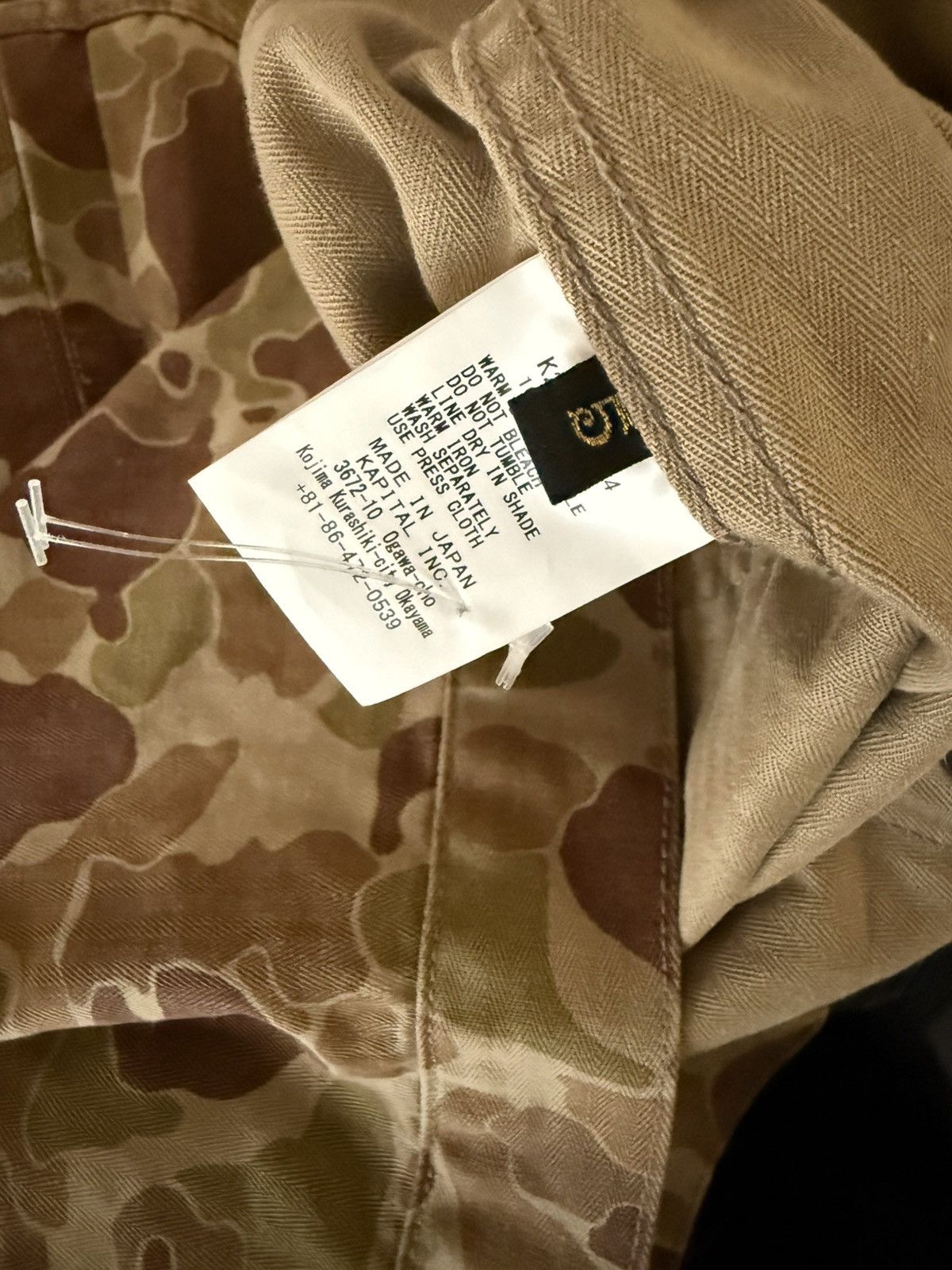 Kapital Kapital Herringbone Happy Peek-a-boo Camo 1st Jacket Size US L / EU 52-54 / 3 - 4 Thumbnail