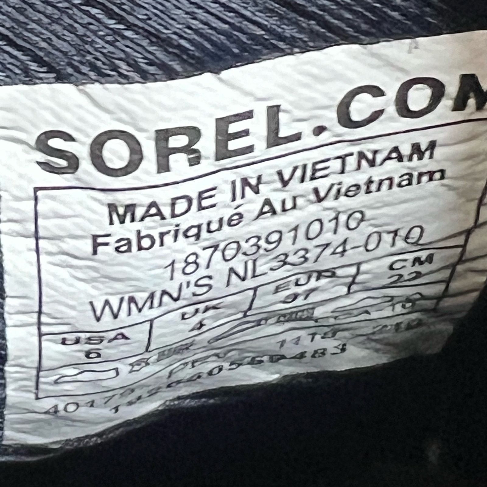 SOREL Sorel Women's Kinetic Sneak Sneakers Shoes Black NL3374-010 Size US 6 / IT 36 - 7 Thumbnail