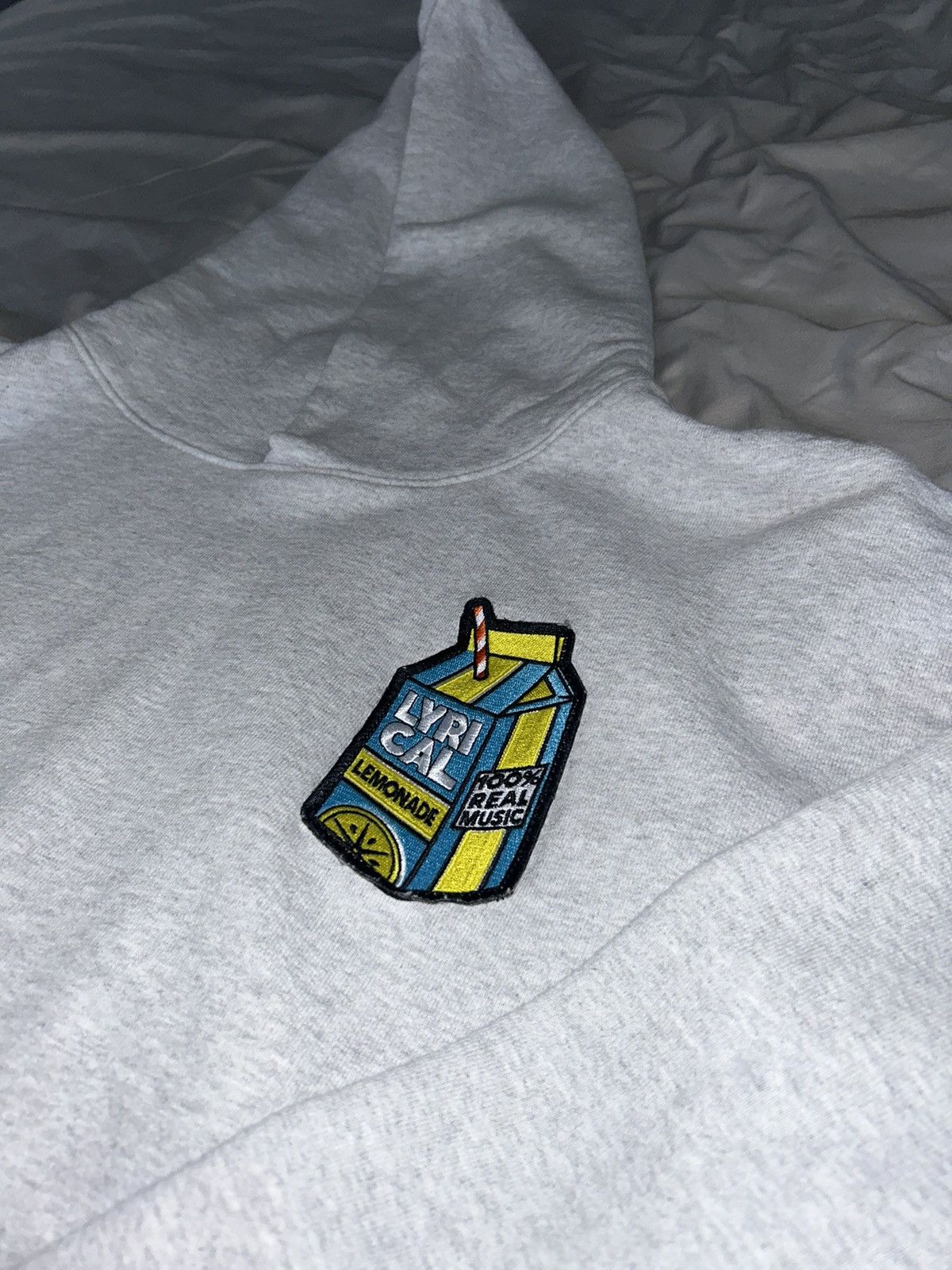 Lyrical Lemonade Lyrical Lemonade Patch Hoodie STAIN ON POCKET Grailed