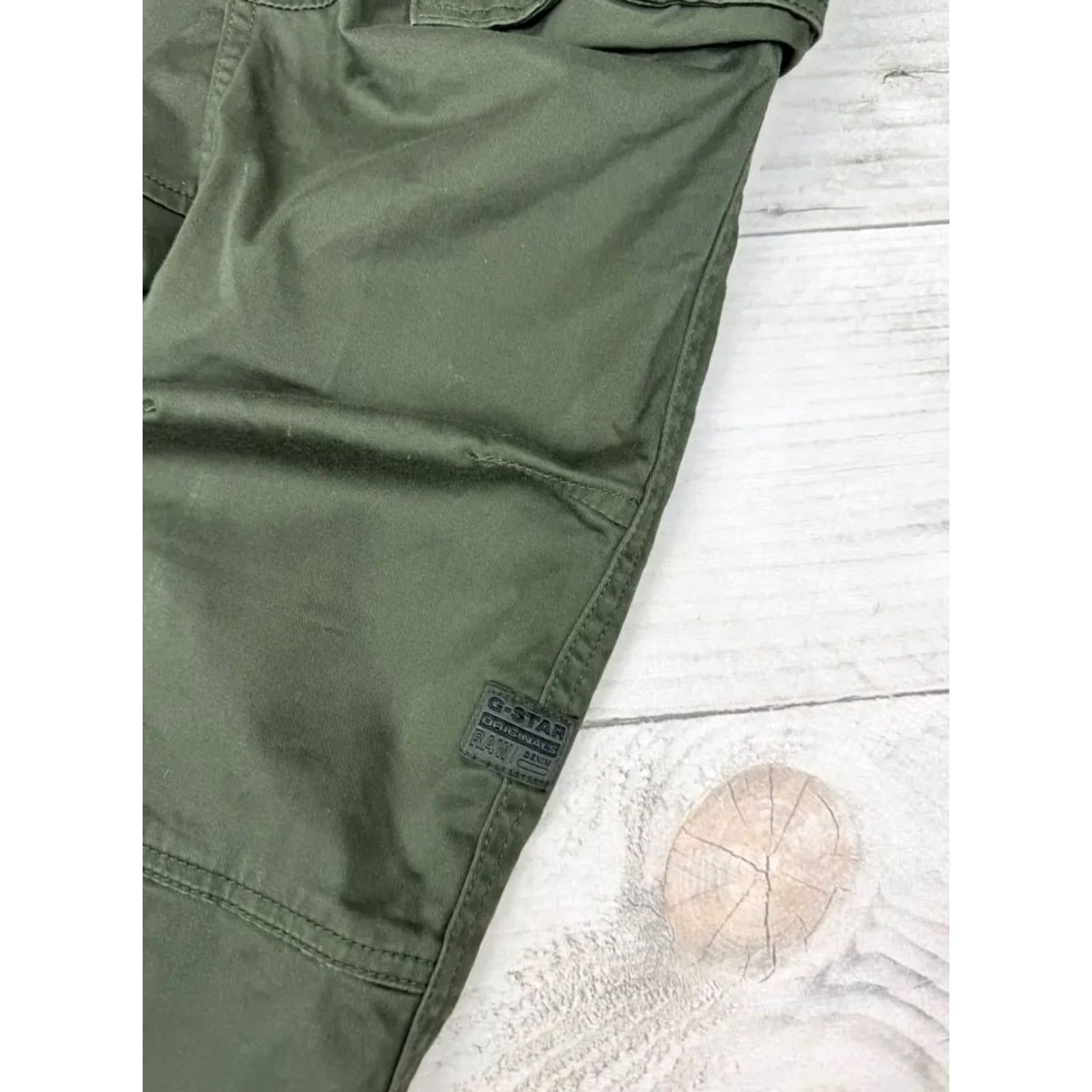 G-Star VINTAGE G-Star Cargo Pants Men 32 Green Cargo Size US 32 / EU 48 - 6 Thumbnail