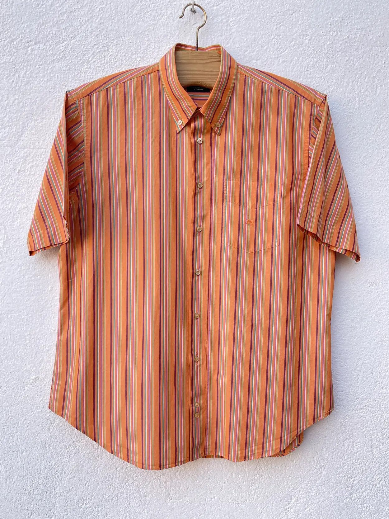 Burberry 🔥orange Burberry London shirt tshirt striped Size xl Size US XL / EU 56 / 4 - 2 Thumbnail