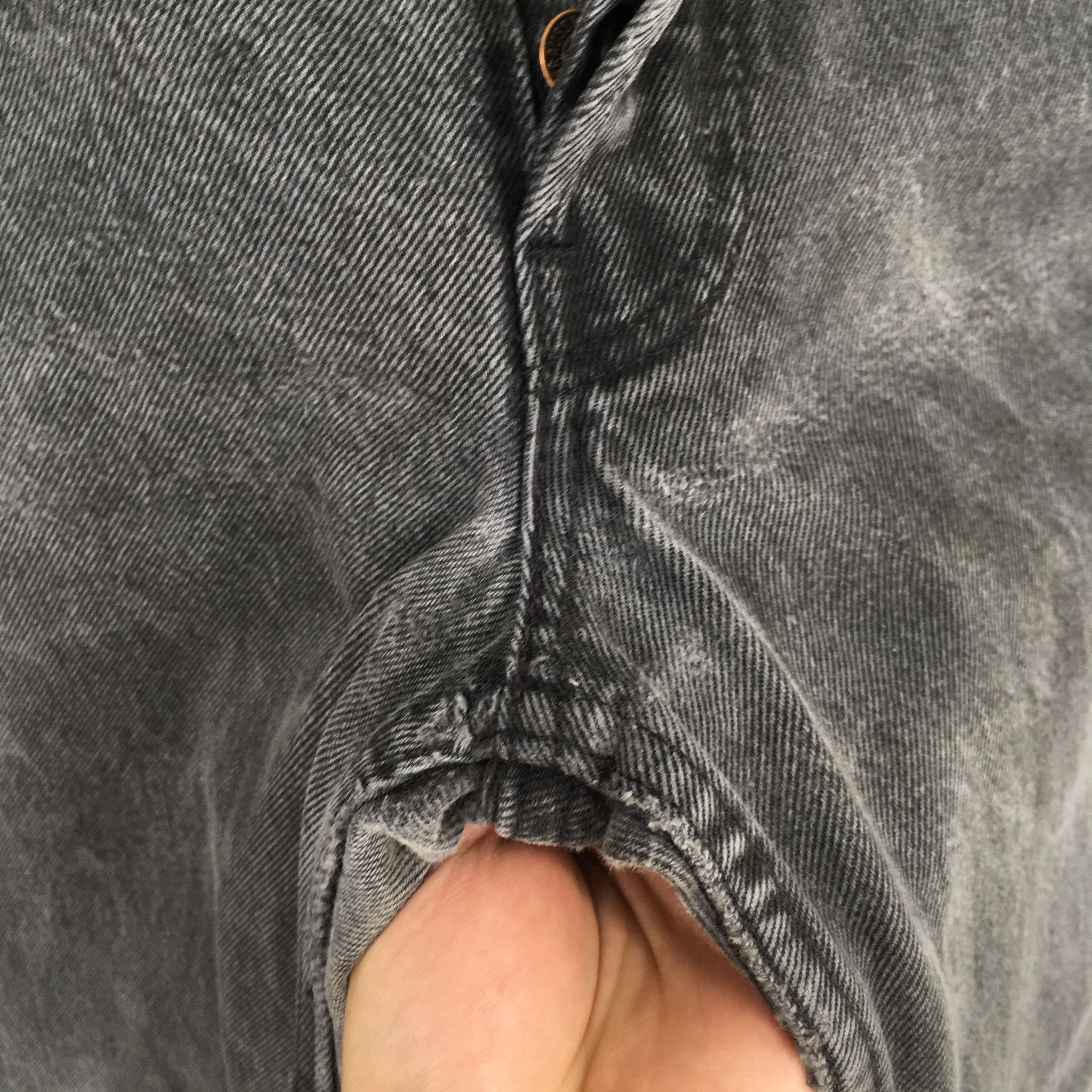 Levi's Size 29x28.5 Vintage 90s Levi's 501 Black Jeans S1051 Size US 29 - 7 Thumbnail
