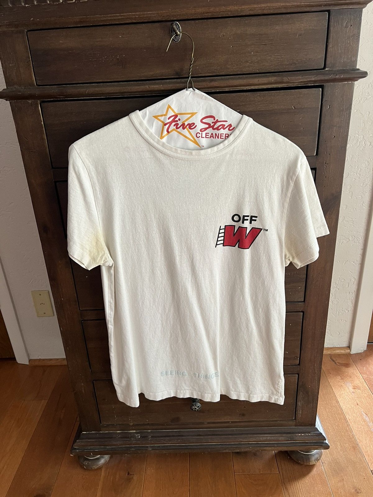 Off-White Off White “Seeing Things” Tee Size US S / EU 44-46 / 1 - 1 Thumbnail