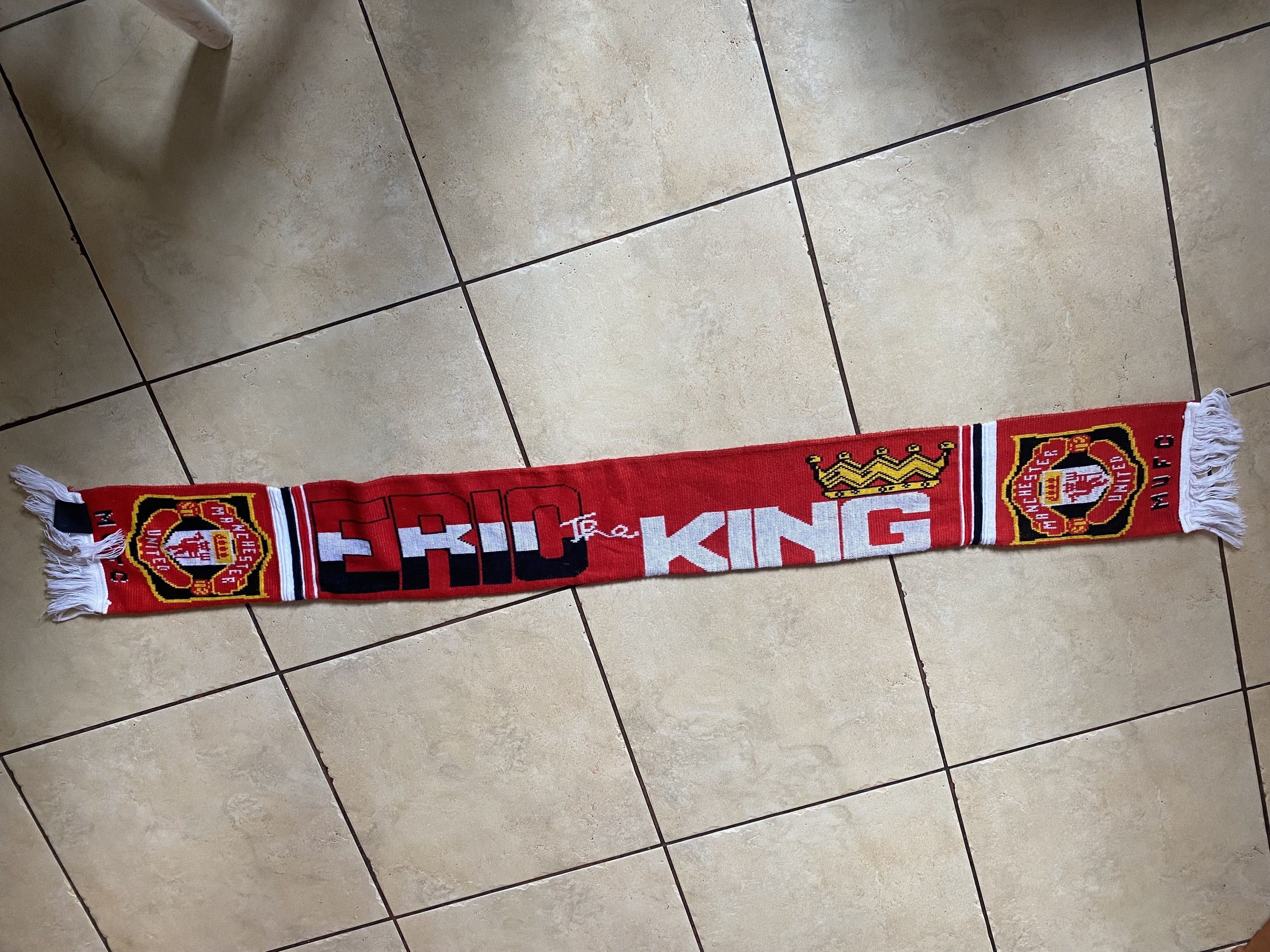 Other Football scarf MANCHESTER UNITED - CANTONA - UNIQUE Size ONE SIZE - 4 Thumbnail