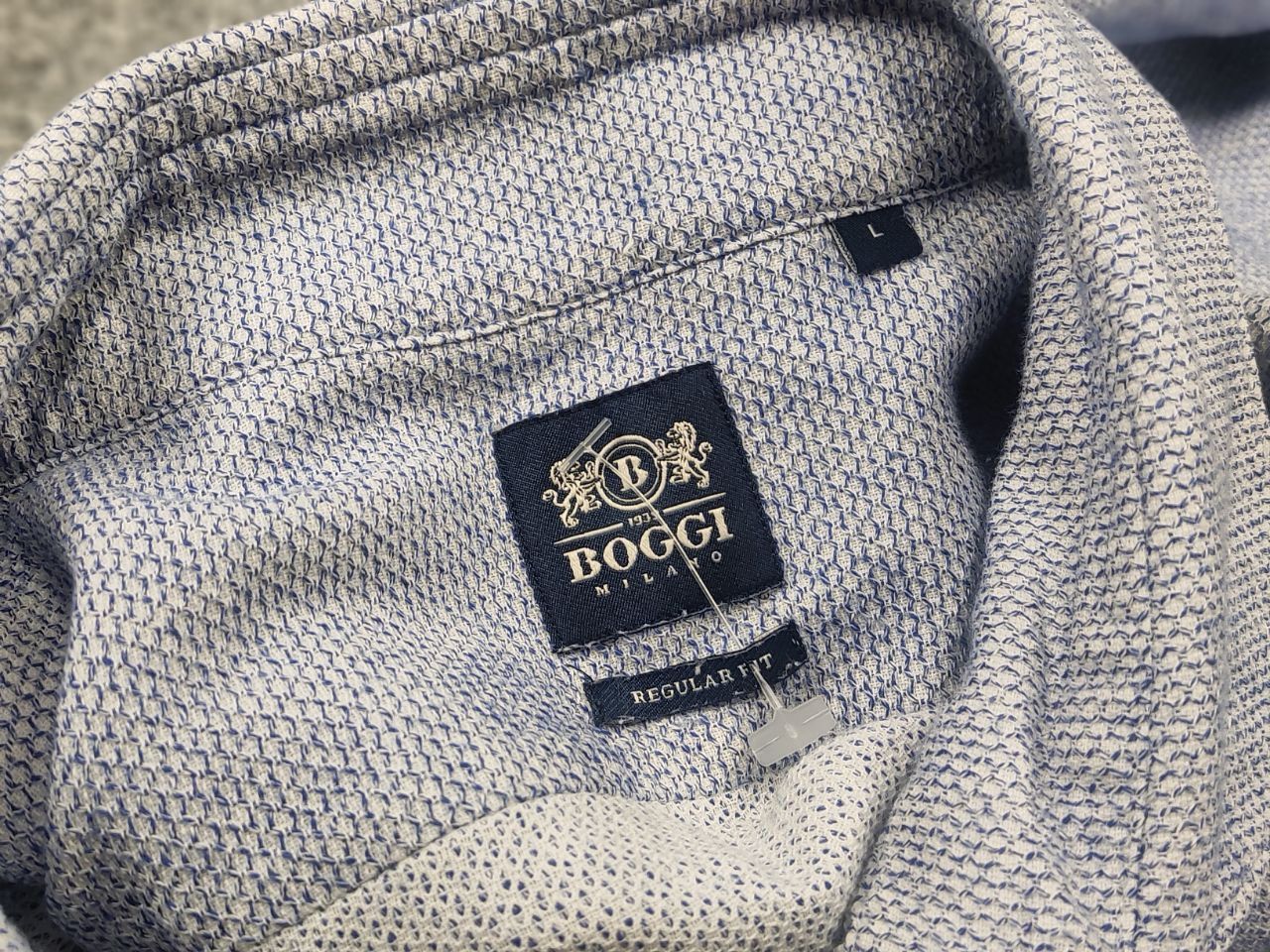 Boggi Boggi Milano Design Regular Fit Button Long sleeve Shirt Size US L / EU 52-54 / 3 - 12 Thumbnail