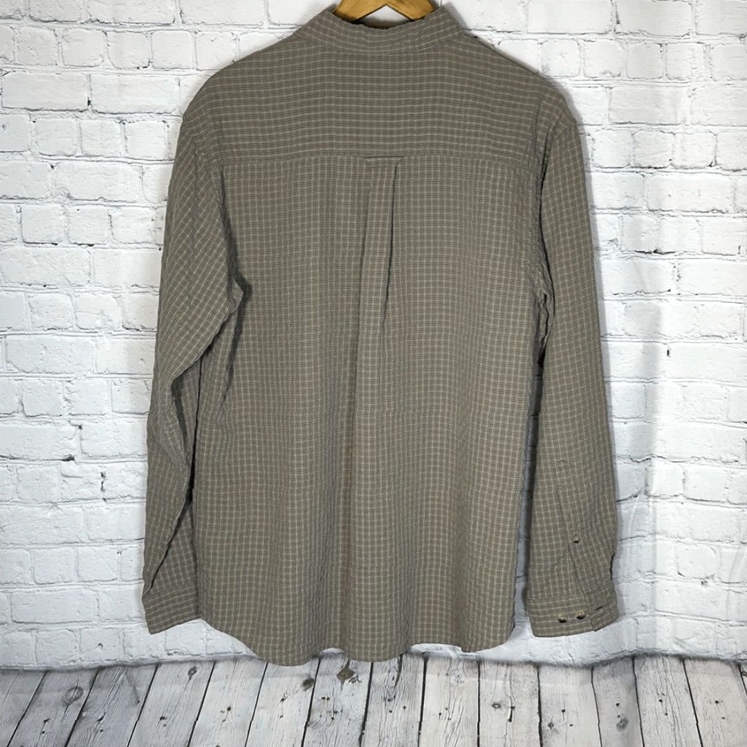 The North Face North Face Men’s Long Sleeve Button-Down Tan Black Plaid Shirt M Men’s Medium Tan Plaid Shirt Size US M / EU 48-50 / 2 - 4 Thumbnail
